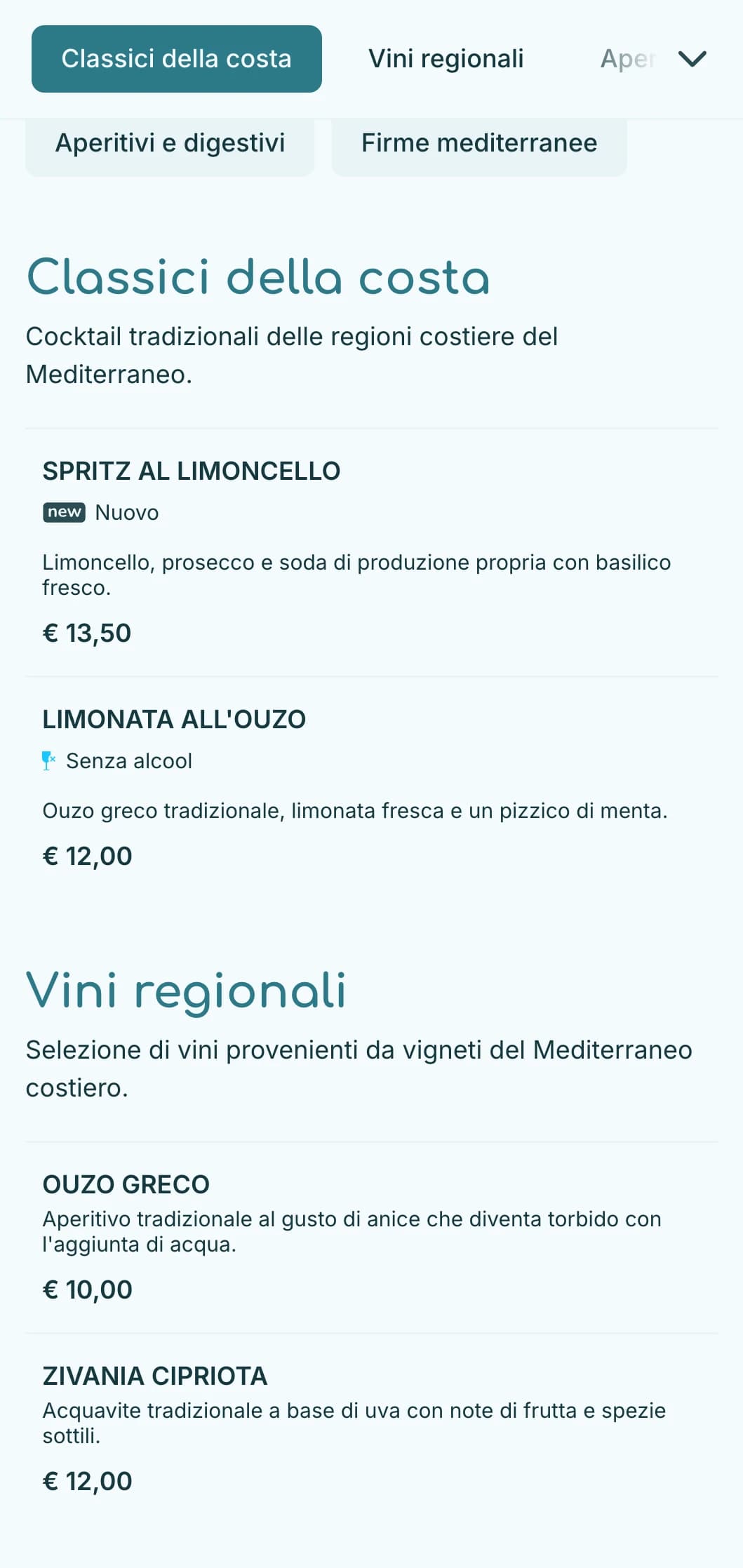 Una rinfrescante tavolozza blu ispirata alle acque del Mediterraneo per le location balneari.