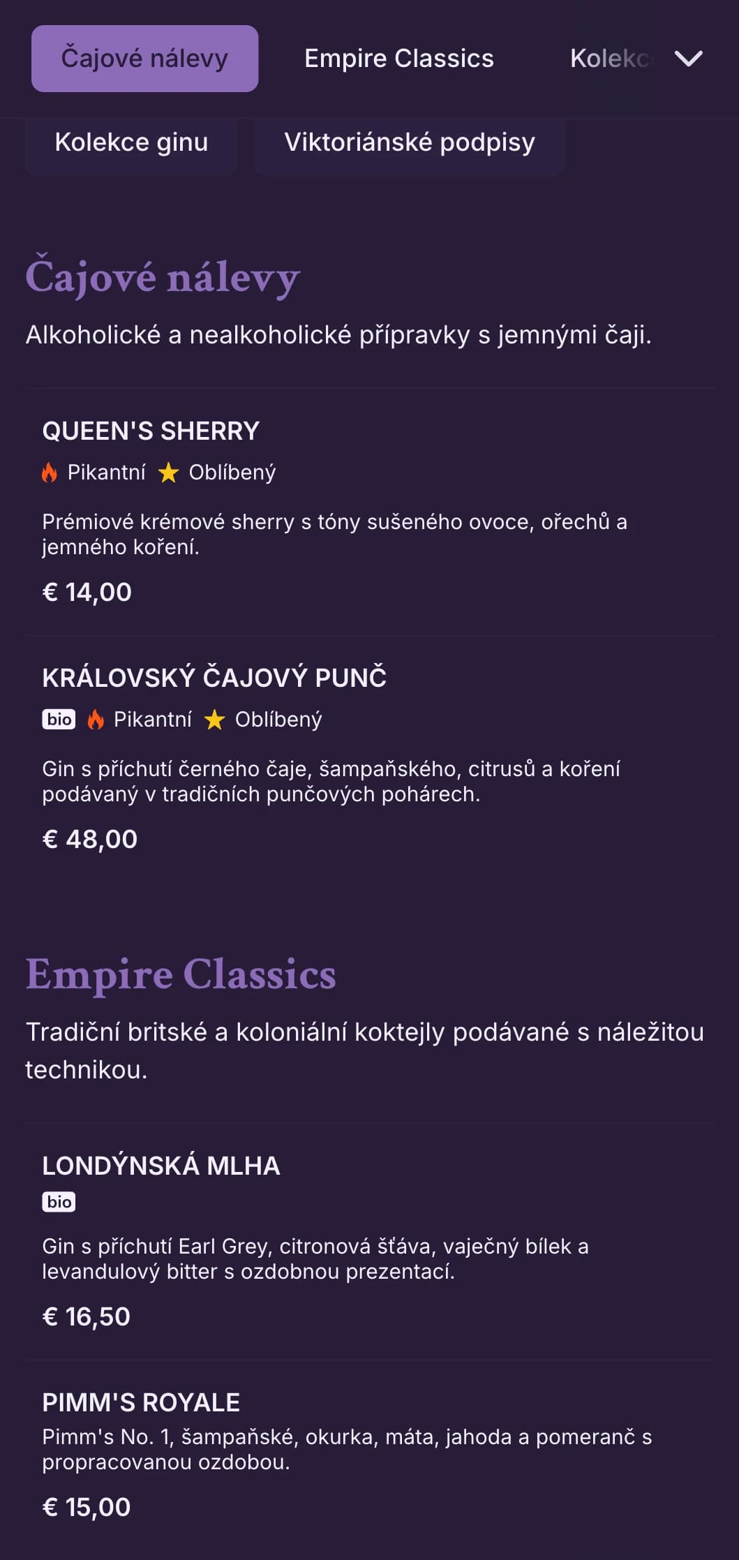 Propracovaný zelený design s viktoriánskými ornamenty pro salony zaměřené na gin.