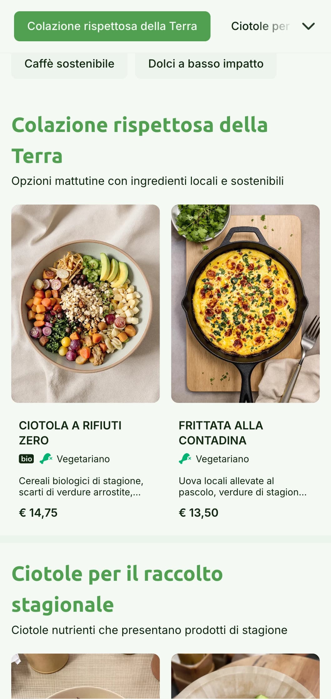 Design verde ispirato alla natura con elementi ecologici per caffè sostenibili.