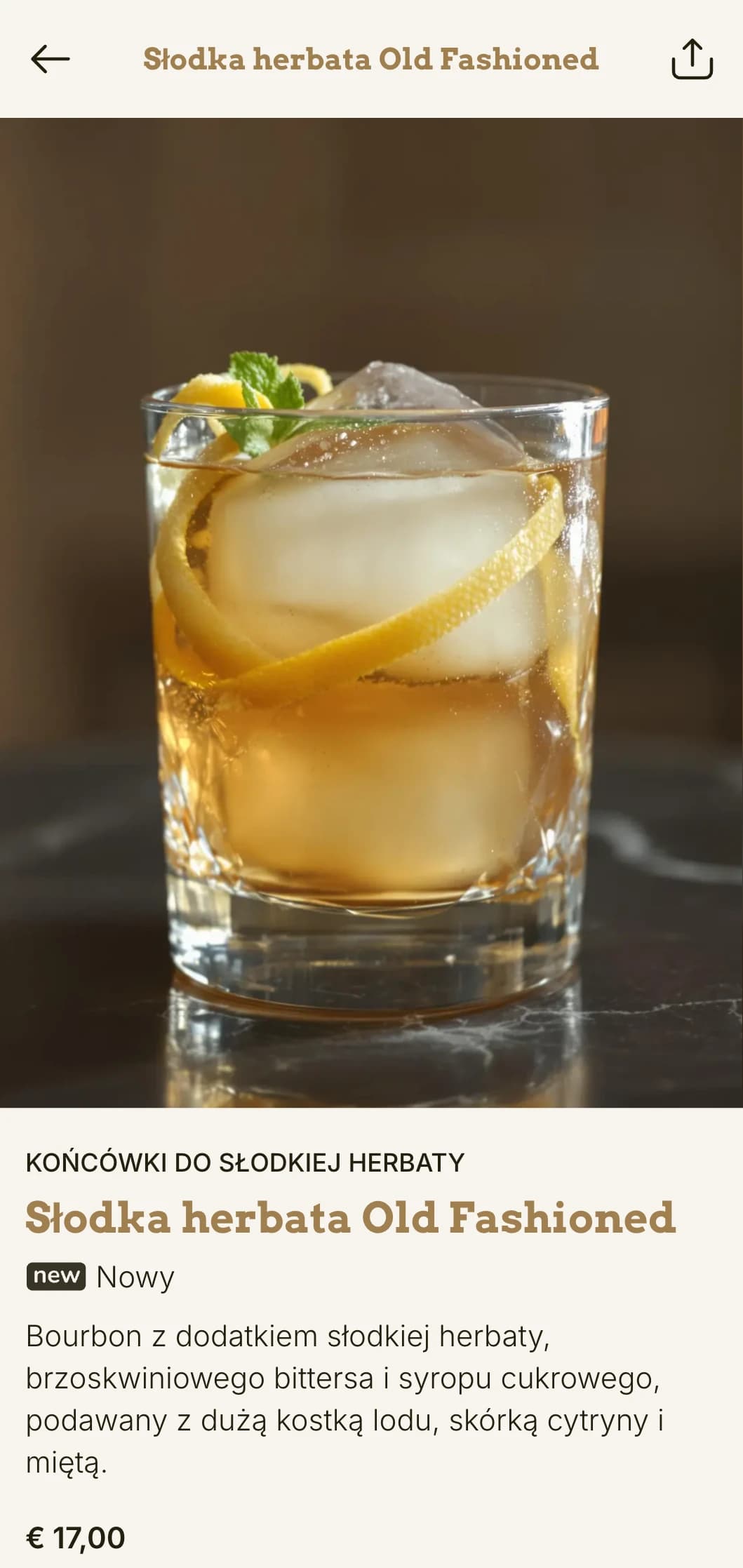 Ciepły, inspirowany południem projekt dla barów burbonowych i salonów whisky z bursztynowymi odcieniami i rustykalno-elegancką typografią.