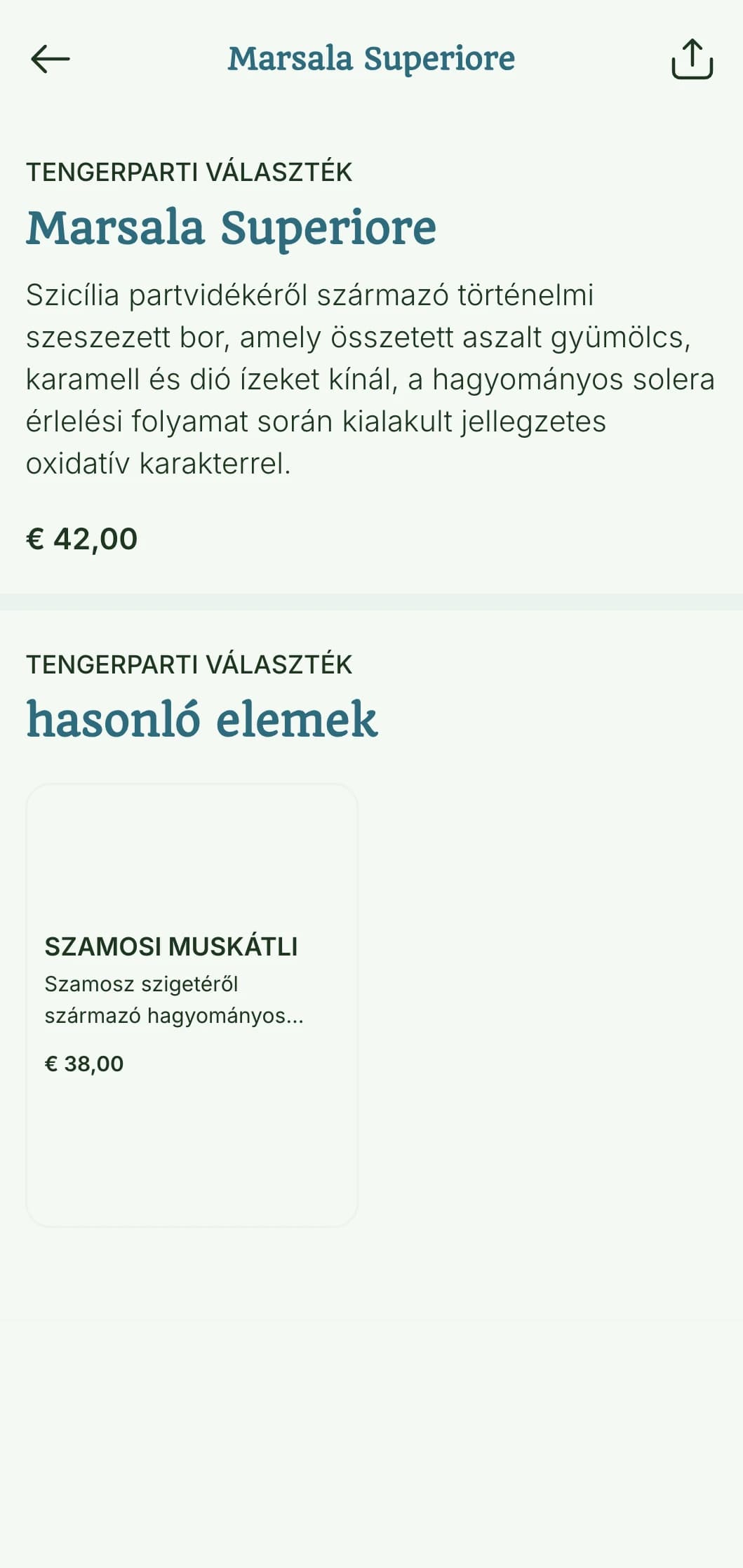 Mediterrán ihletésű borlap sablon azúrkék akcentusokkal és tengerparti képekkel, tökéletes tengeri éttermek és vízparti borbárok számára.