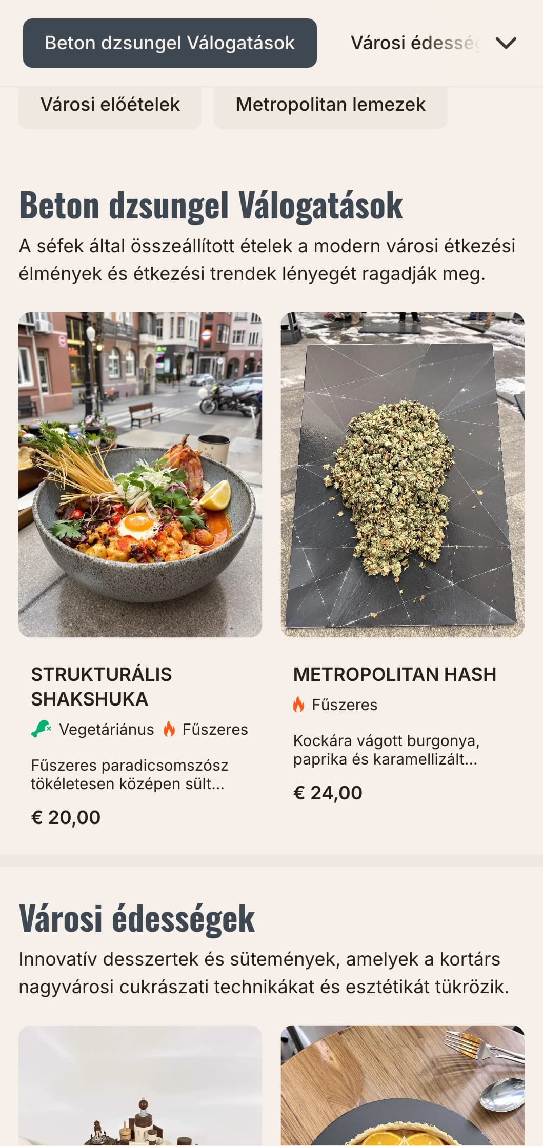Merész, városi brunch sablon építészeti hatásokkal, tökéletes a belvárosi kávézók és modern éttermek számára.