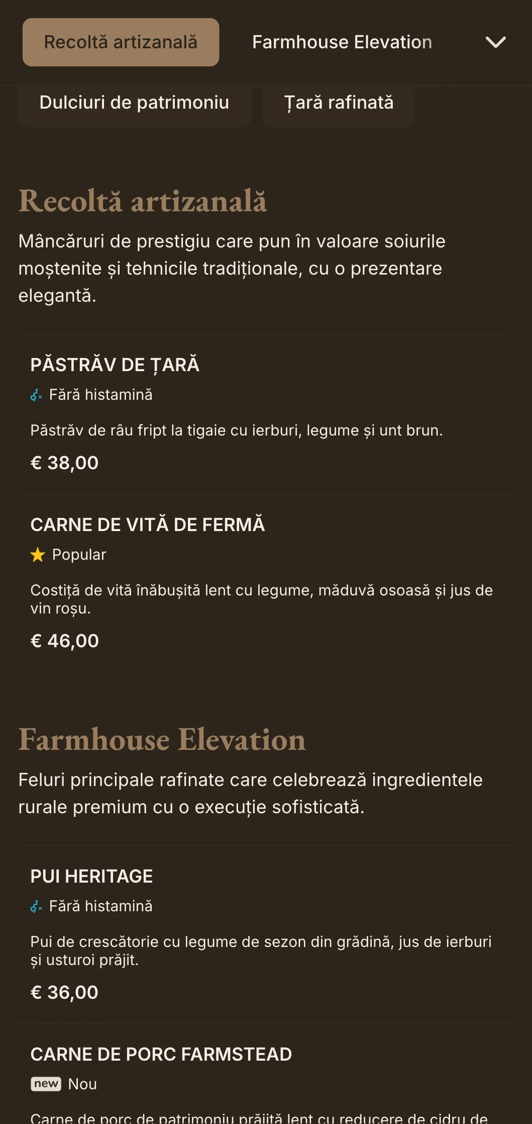 Interpretarea sofisticată a eleganței rurale cu elemente rustice rafinate și accente calde de lux.