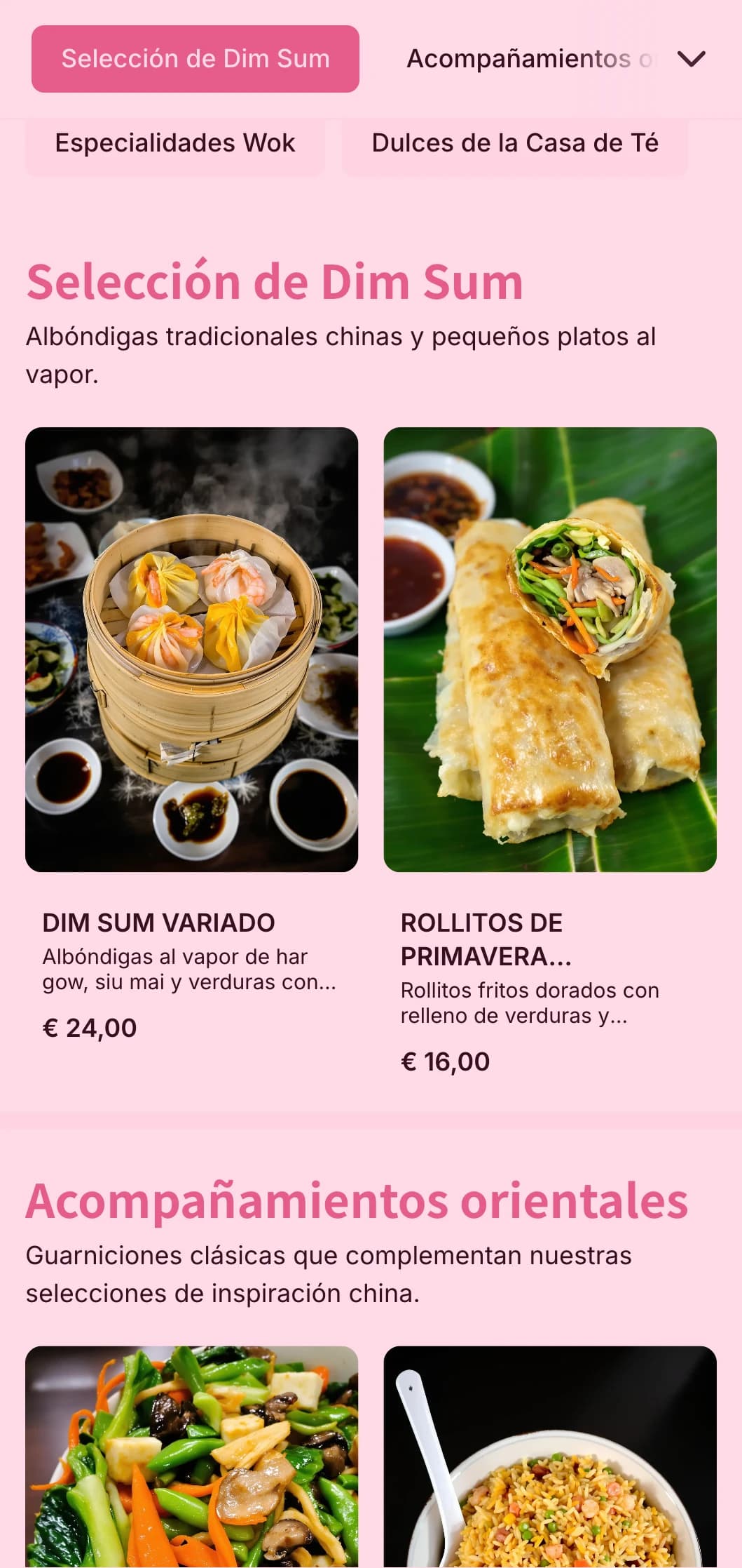 Catering tradicional de dim sum de inspiración china que ofrece pequeños platos al vapor, dumplings y una presentación auténtica para eventos culturales y celebraciones.