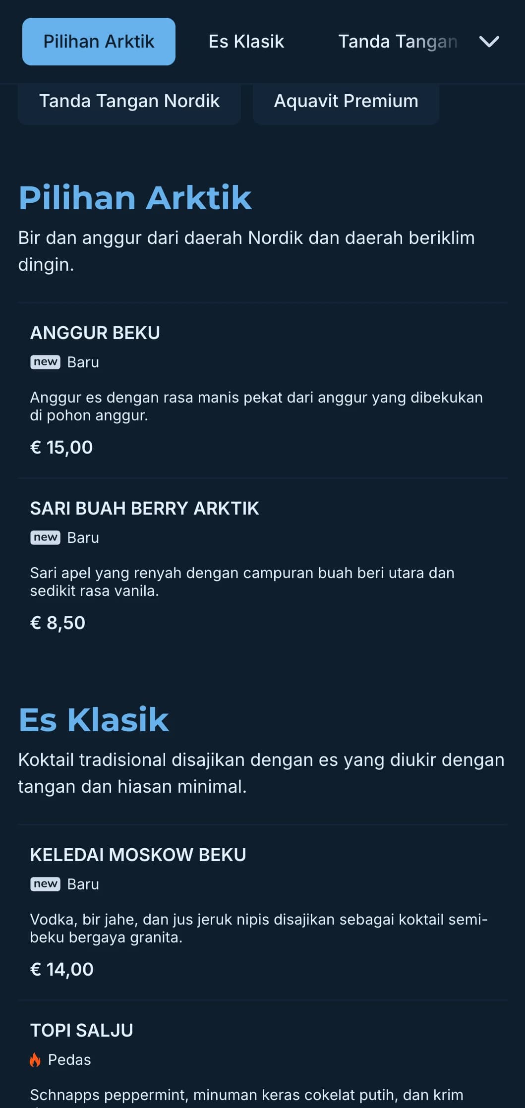 Desain bersih yang terinspirasi dari Skandinavia dengan warna biru yang sejuk untuk bangunan modern.