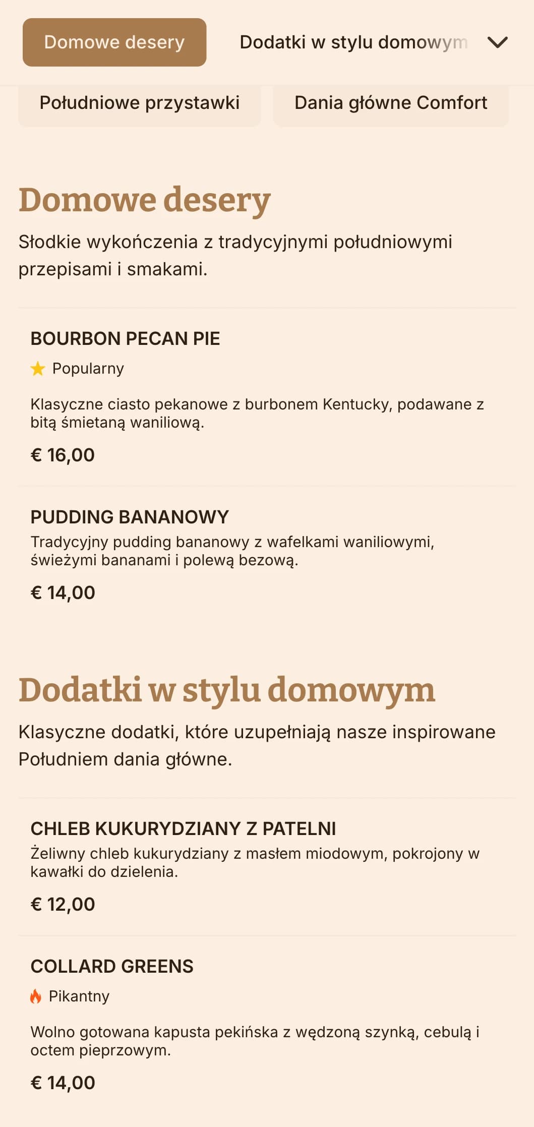 Ciepły catering w południowym stylu z klasycznymi daniami, obfitymi porcjami i domową prezentacją na zjazdy rodzinne i swobodne spotkania.