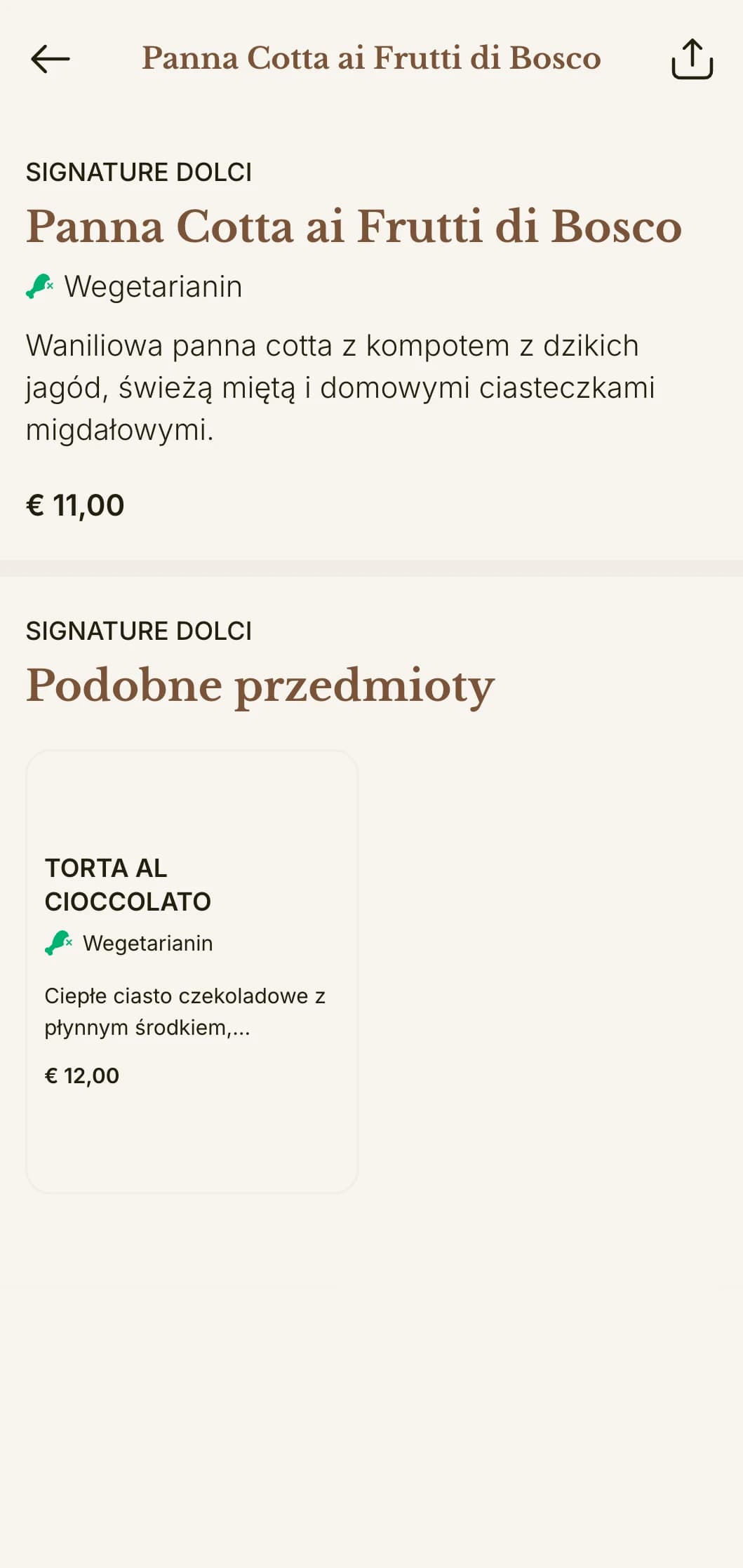 Wyrafinowane menu włoskiej pizzerii z eleganckimi detalami i ciepłą, wyrafinowaną paletą.