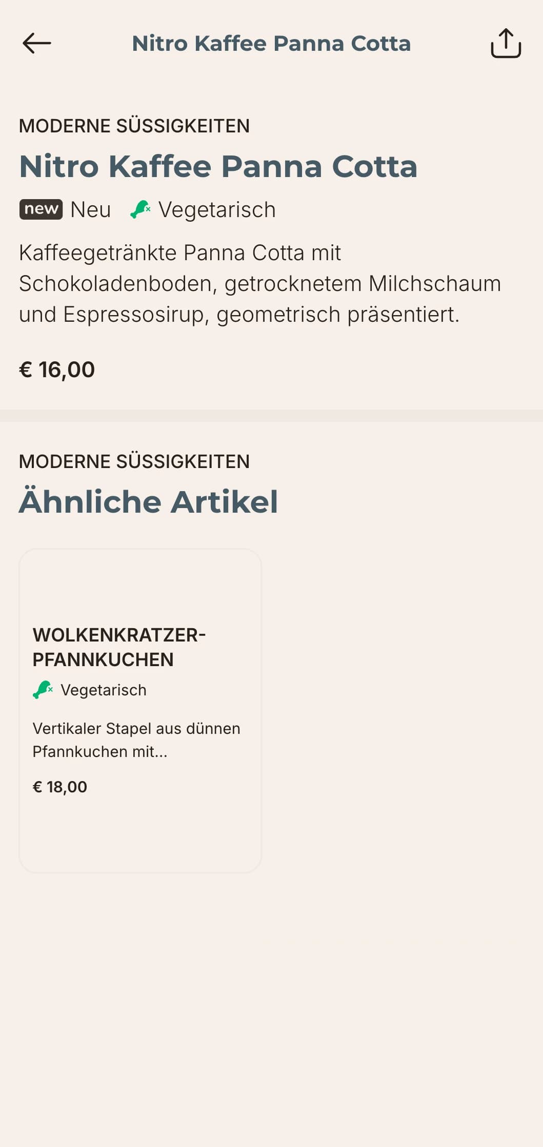 Zeitgemäße Frühstückskost für Großstädter, die sich durch eine effiziente Präsentation und gewagte Geschmackskombinationen auszeichnet.