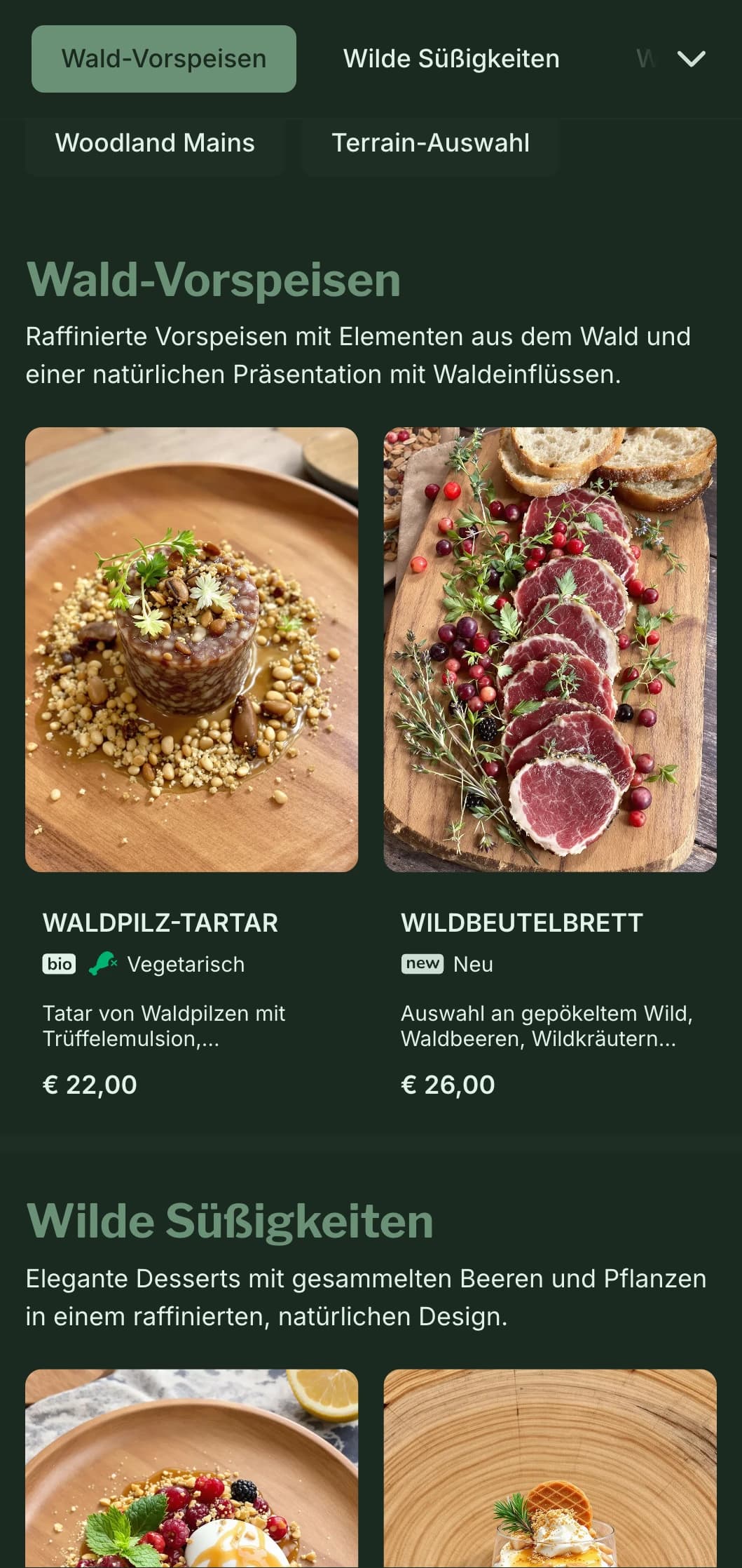 Anspruchsvolles, von der Wildnis inspiriertes Design, das natürliche Elemente mit raffinierter Luxusästhetik verbindet.
