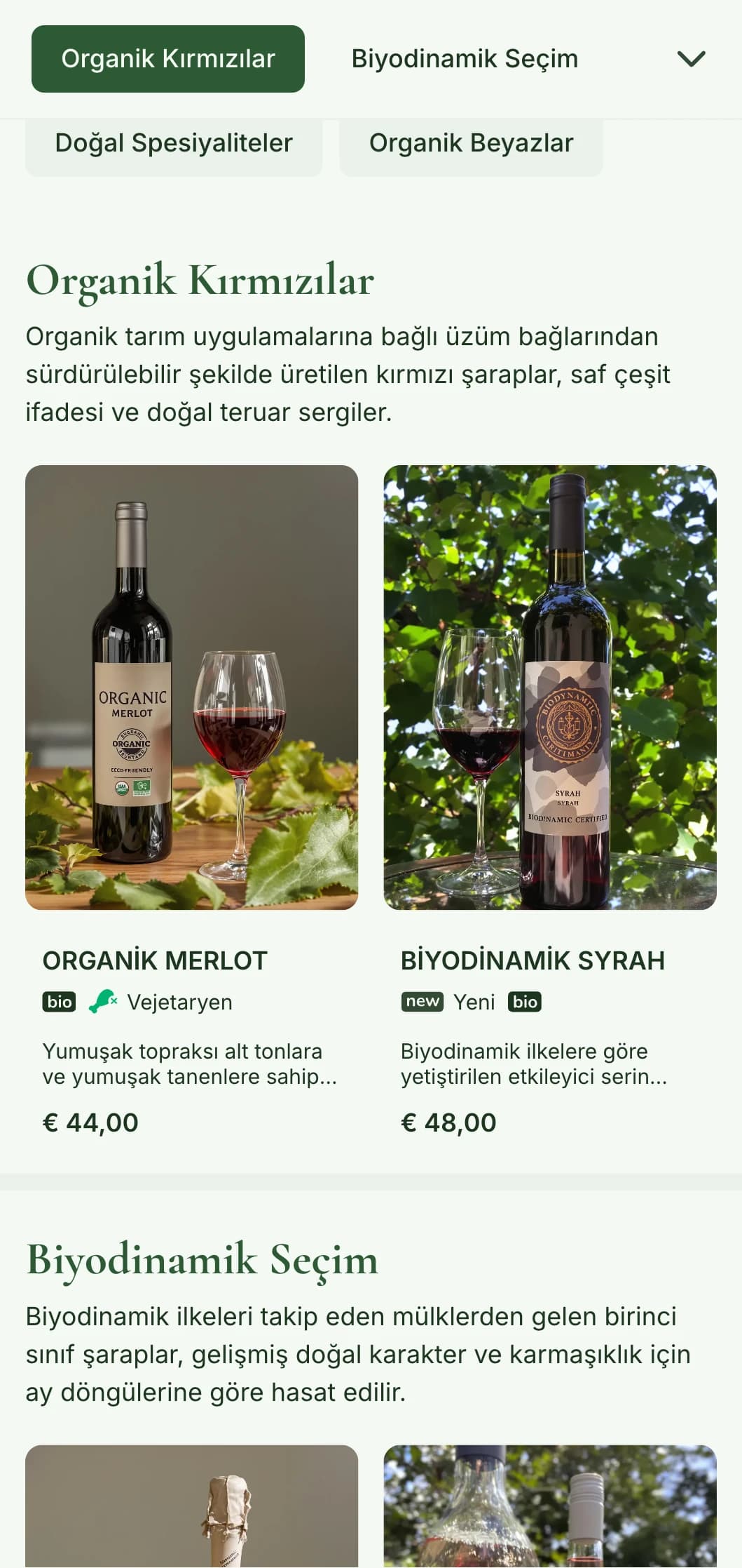 Toprak tonları ve botanik öğeler içeren doğadan ilham alan şarap listesi şablonu, organik şarap seçimleri ve çiftlikten masaya restoranlar için mükemmeldir.