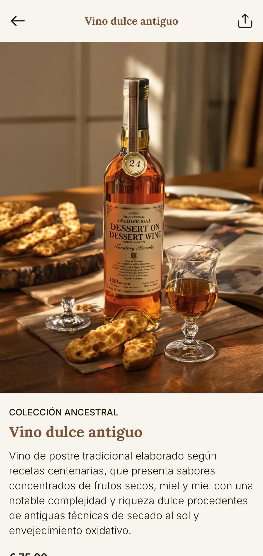 Plantilla de carta de vinos ricamente tradicional con acentos en marrón oscuro y tipografía clásica, perfecta para bodegas establecidas y restaurantes históricos.