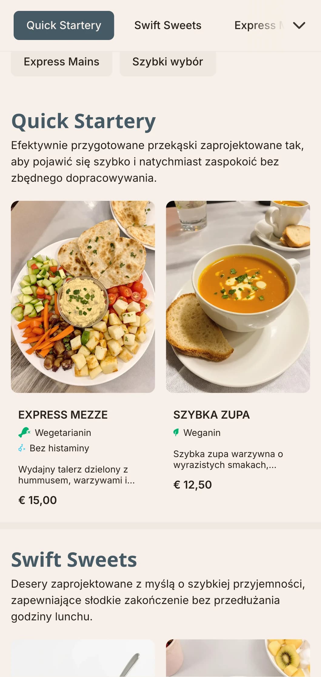 Wydajny, prosty projekt menu lunchowego skupiający się na przejrzystości i szybkim podejmowaniu decyzji, idealny dla ruchliwych miejsc na lunch i ekspresowych restauracji.