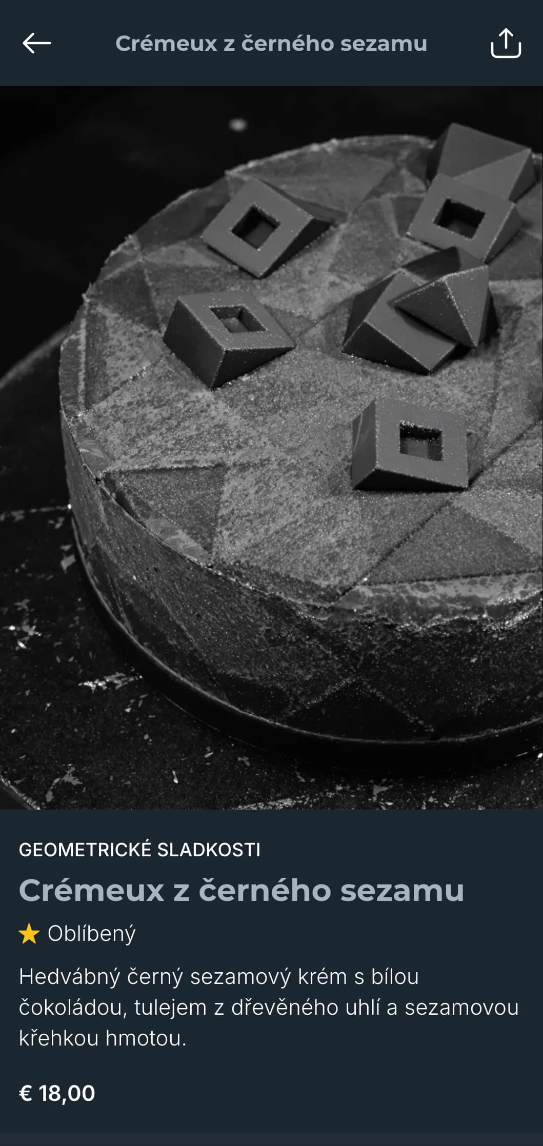 Sofistikované břidlicově šedé jídelní menu s čistými liniemi a minimálním designem, ideální pro moderní fine dining.