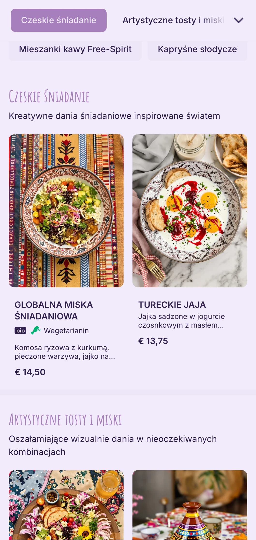 Swobodny design z elementami bohemy dla eklektycznych kawiarni i przestrzeni artystycznych.