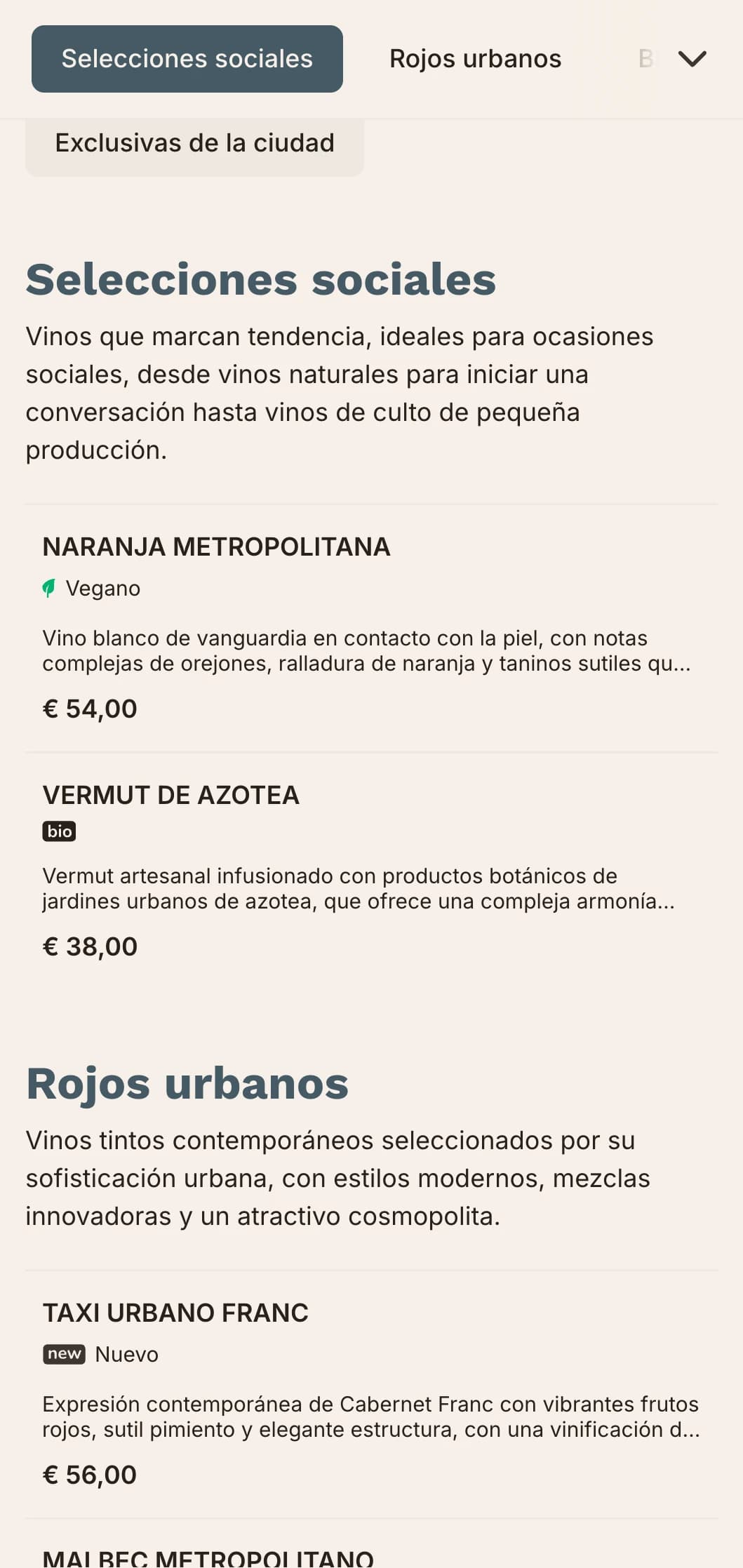 Elegante plantilla de carta de vinos de inspiración urbana con elementos arquitectónicos y estética contemporánea, ideal para vinotecas urbanas y establecimientos de restauración modernos.