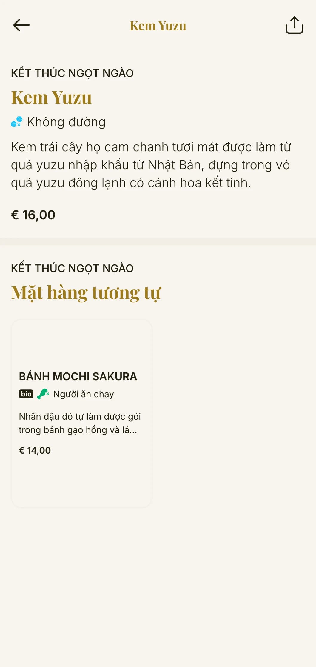 Trải nghiệm ẩm thực Nhật Bản tinh tế với nét thanh lịch cổ điển, nổi bật với kiểu chữ serif tinh tế và điểm nhấn là hoa anh đào trên nền kem mềm mại.