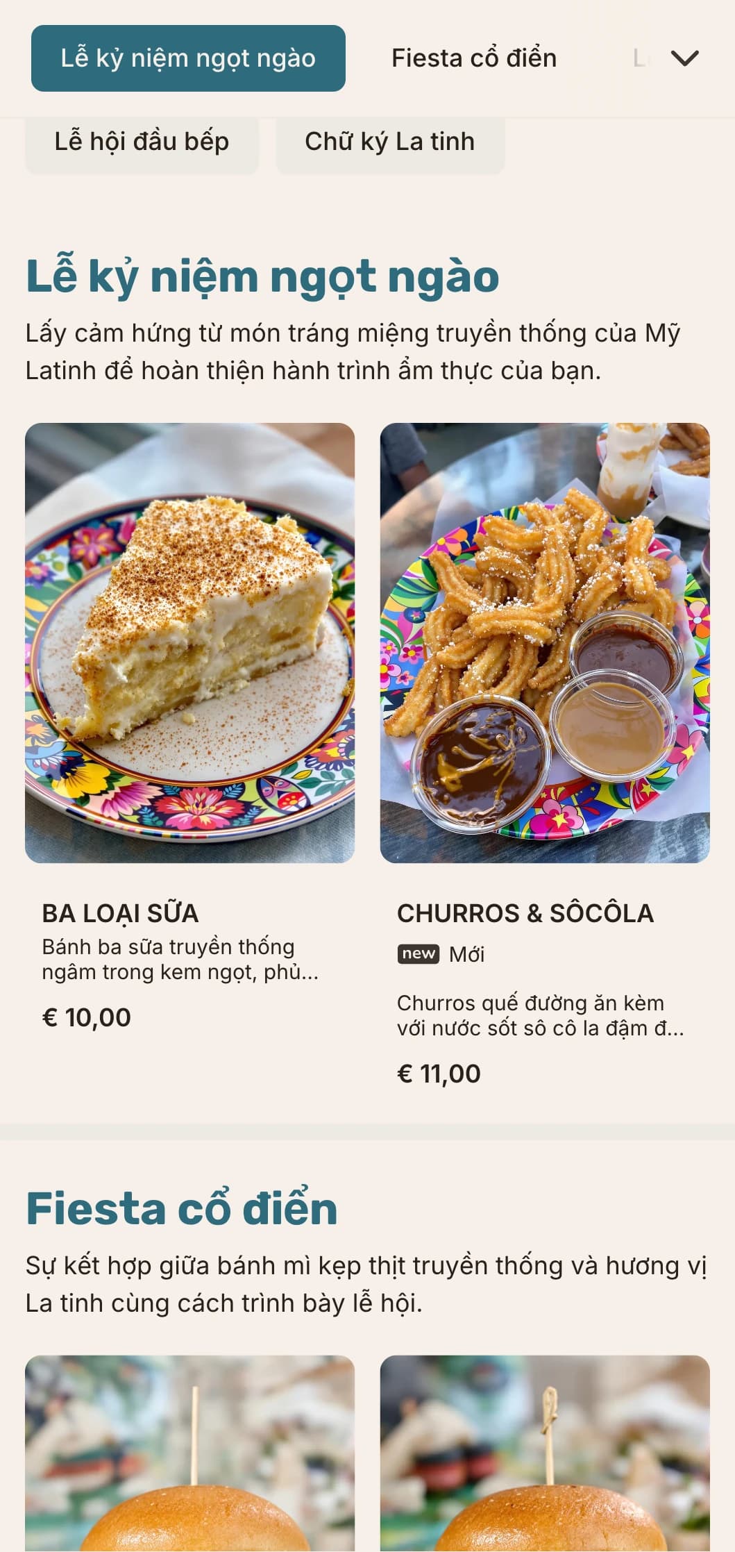 Sự kết hợp giữa burger lấy cảm hứng từ Mỹ Latinh mang đến hương vị sống động và không khí lễ hội.