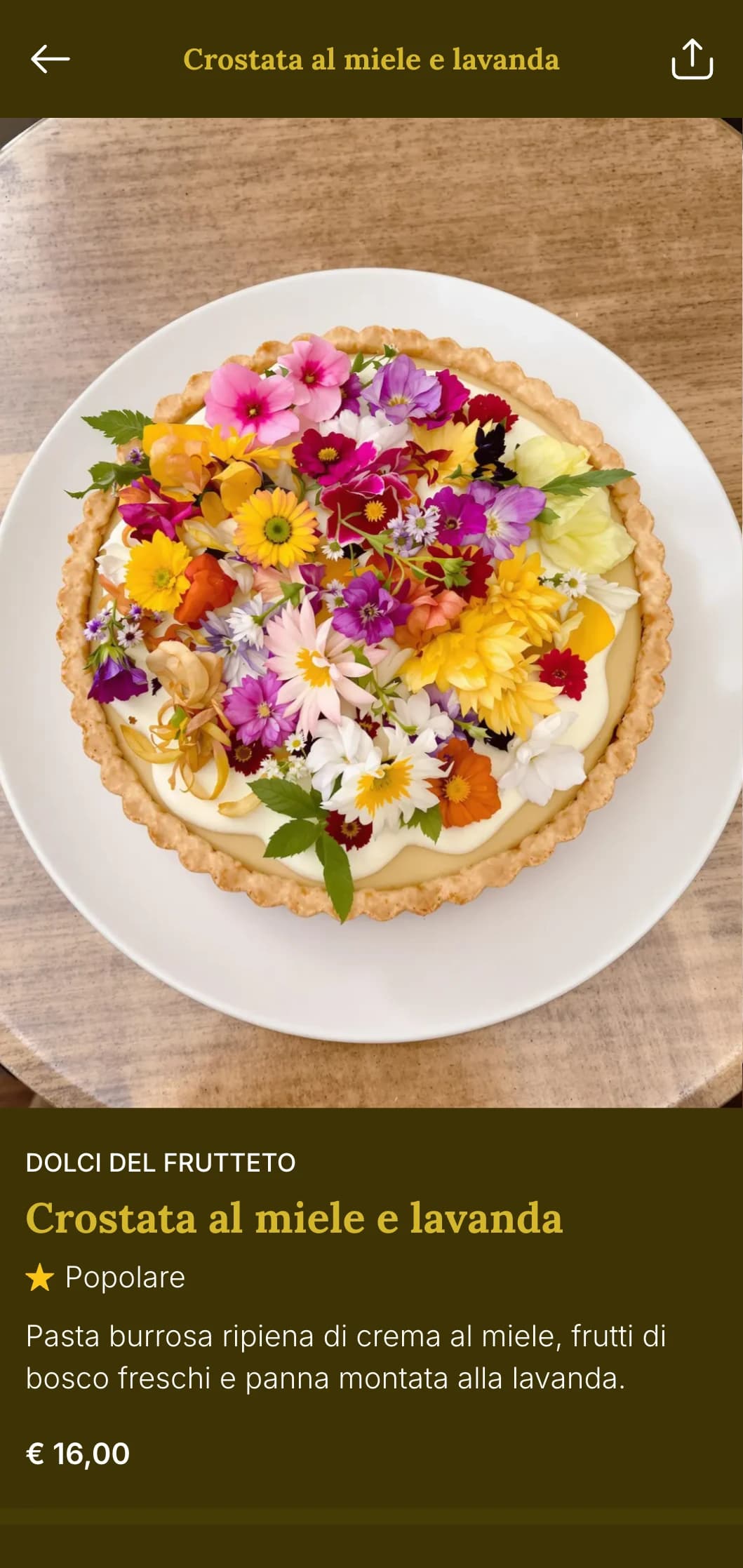 Un elegante menu per la cena ispirato al giardino, caratterizzato da toni verde-oro ed elementi botanici, perfetto per i ristoranti con giardino.