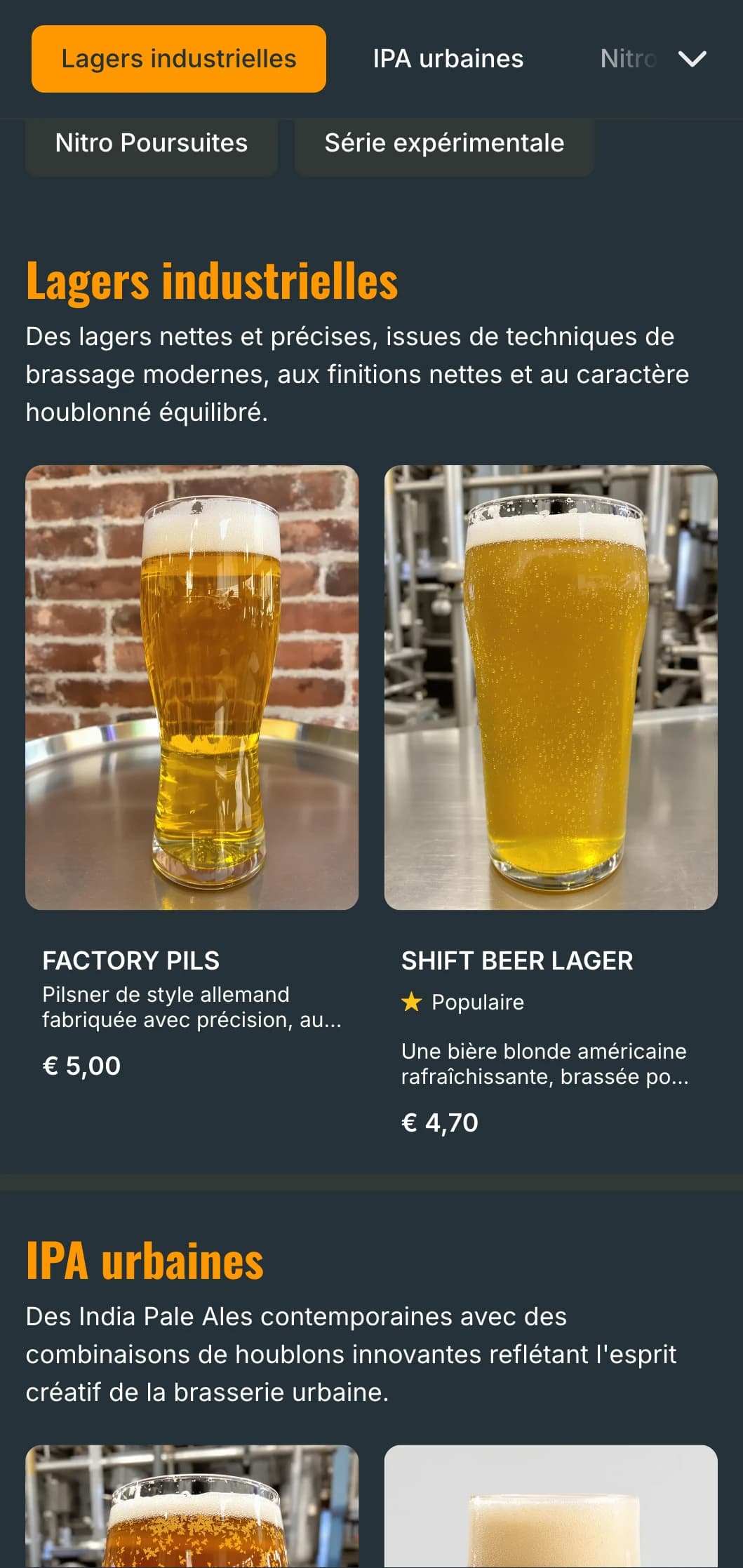 Modèle d'inspiration industrielle aux accents métalliques et à l'esthétique urbaine, idéal pour les brasseries urbaines et les salles de dégustation modernes.