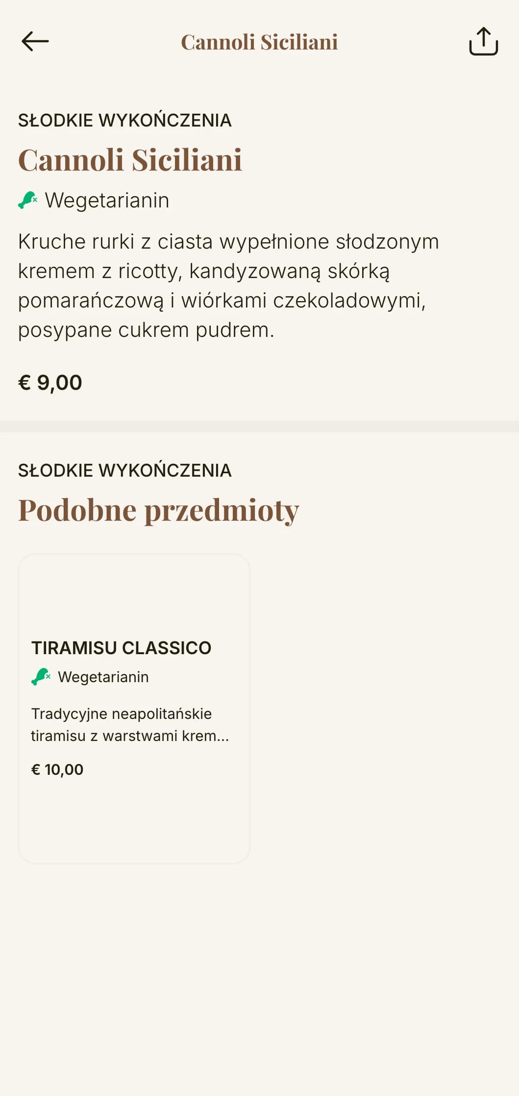 Klasyczne menu włoskiej pizzerii z elegancką typografią i ciepłymi odcieniami ziemi, idealne dla autentycznych lokali w stylu neapolitańskim.