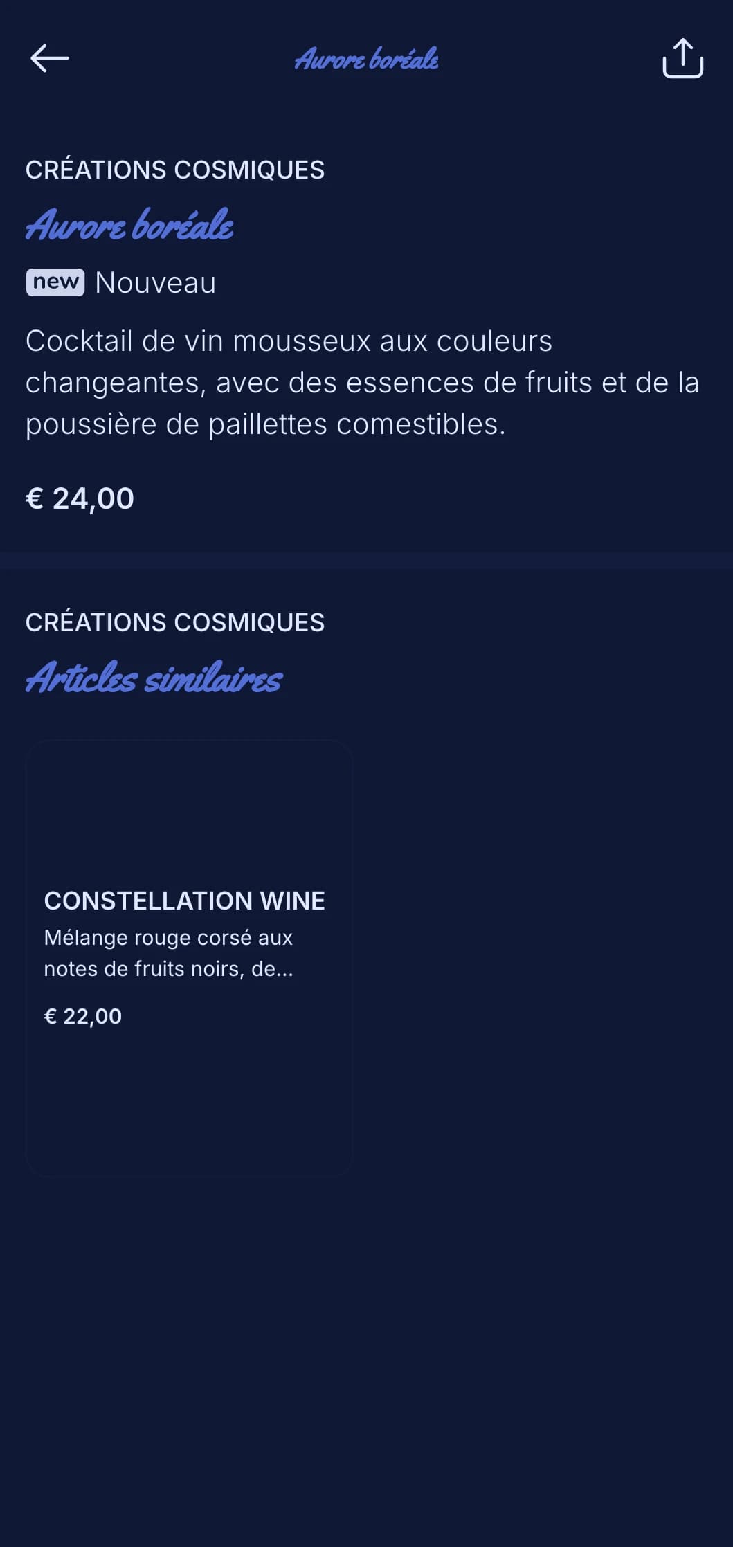 Un design bleu de rêve avec des éléments étoilés pour des cocktails sur les toits.
