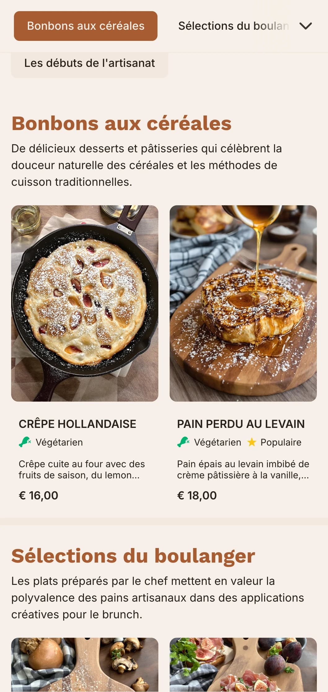 Modèle de brunch contemporain axé sur les pains et les garnitures artisanales, adapté aux cafés et aux boulangeries artisanales.