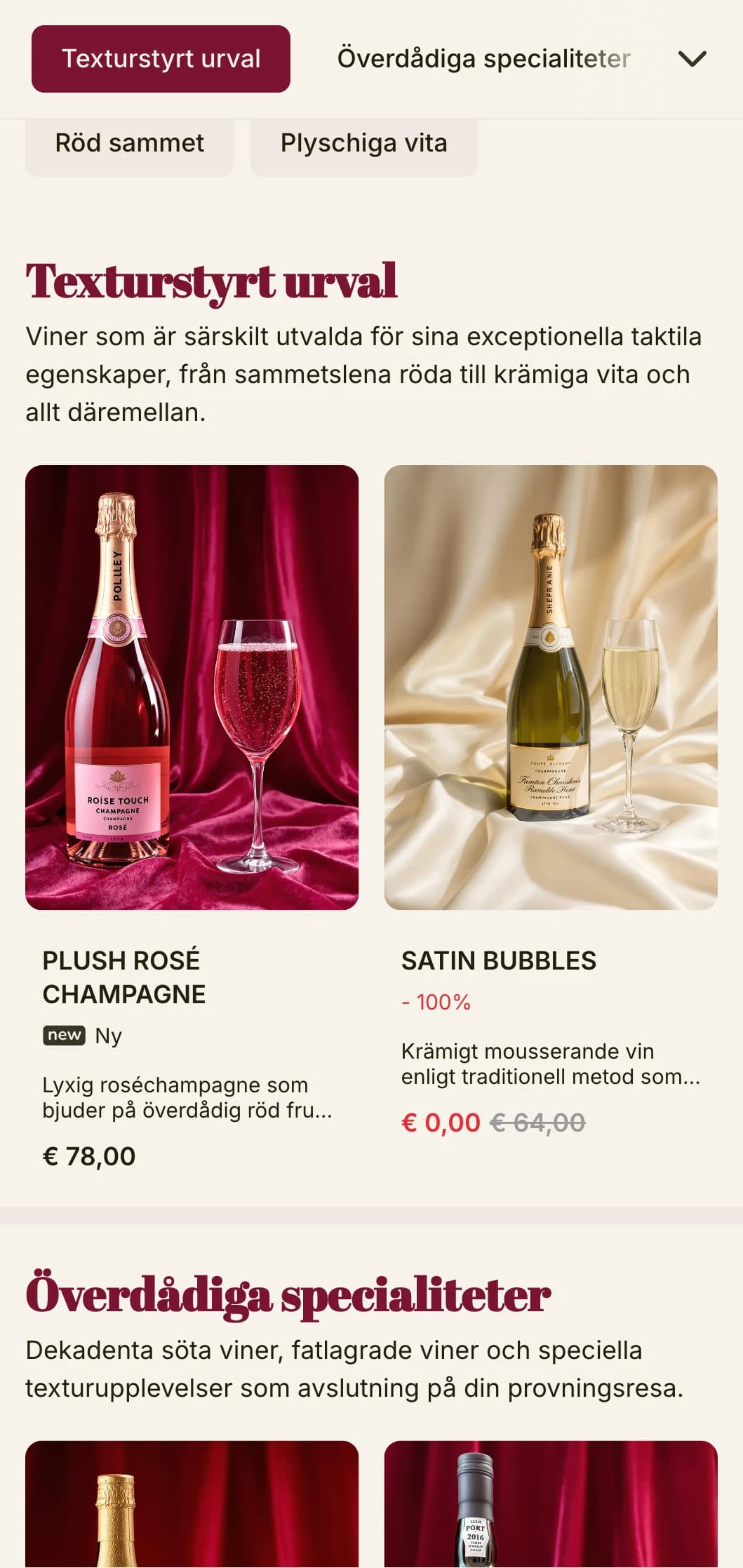 Dramatiskt lyxig mall för vinlista med djupröda accenter och sofistikerad typografi, perfekt för exklusiva vinlounger och kvällsställen.