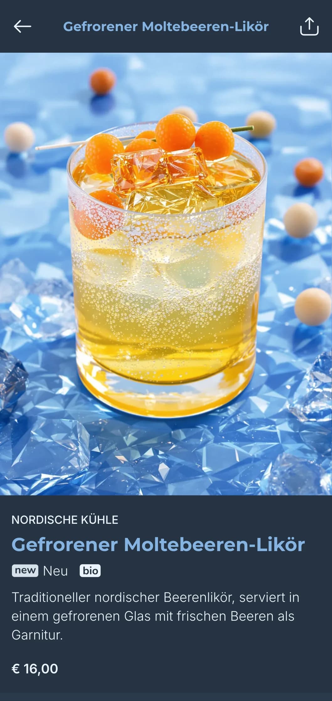 Unverfälschtes eisblaues und weißes Design für klare, minimalistische Cocktail-Locations.