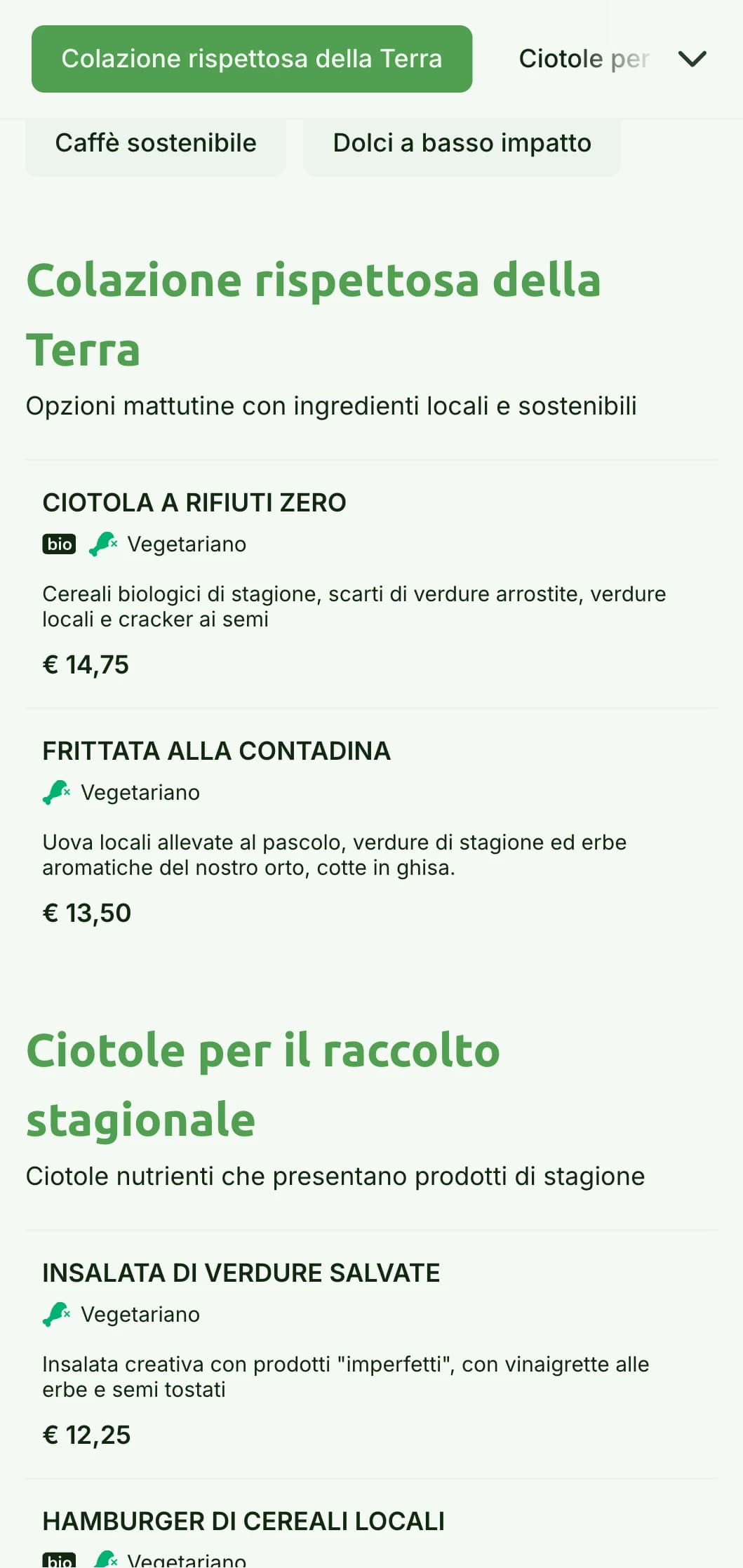 Design verde ispirato alla natura con elementi ecologici per caffè sostenibili.