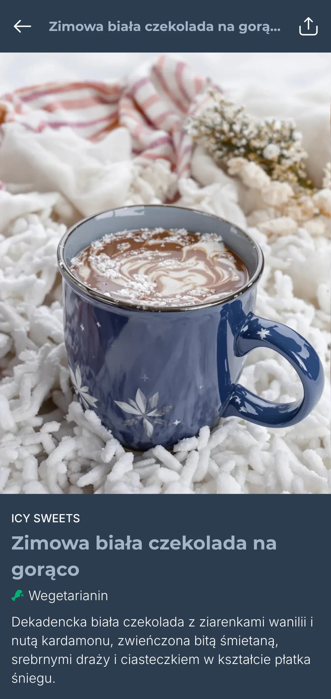 Chłodny, inspirowany zimą szablon brunchu z lodowatymi niebieskimi odcieniami, odpowiedni do sezonowych menu i przytulnych zimowych kawiarni.
