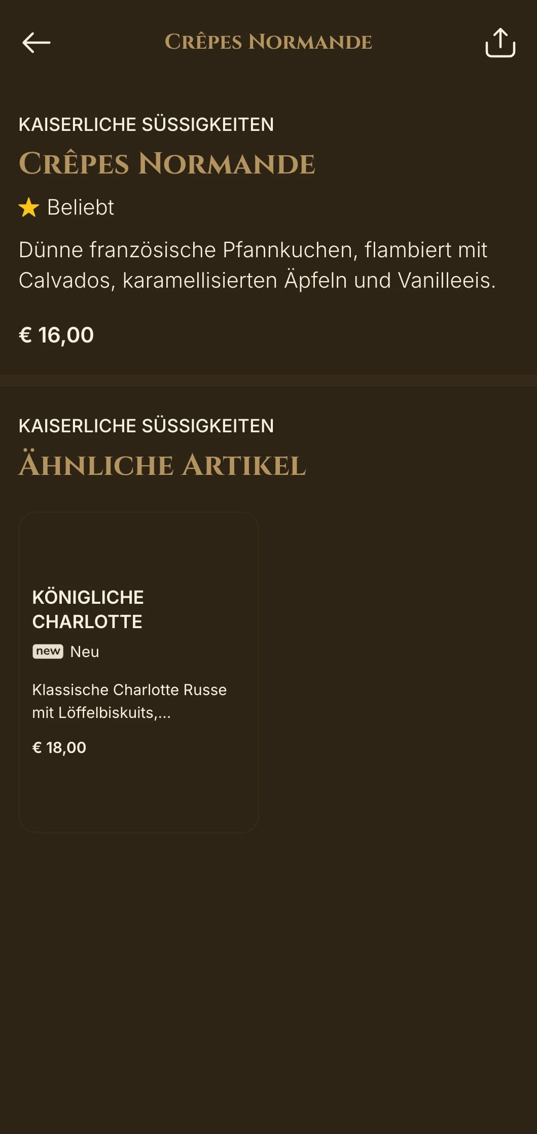 Königliche Eleganz, inspiriert von königlichen Speisetraditionen, mit satten Farben und klassischen Luxuselementen.