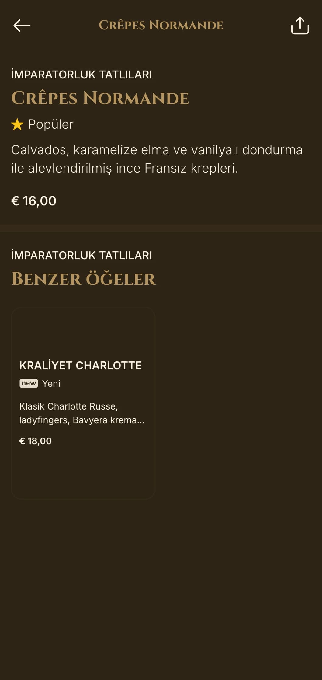 Zengin renkler ve klasik lüks unsurlar içeren, kraliyet yemek geleneklerinden esinlenen kraliyet zarafeti.