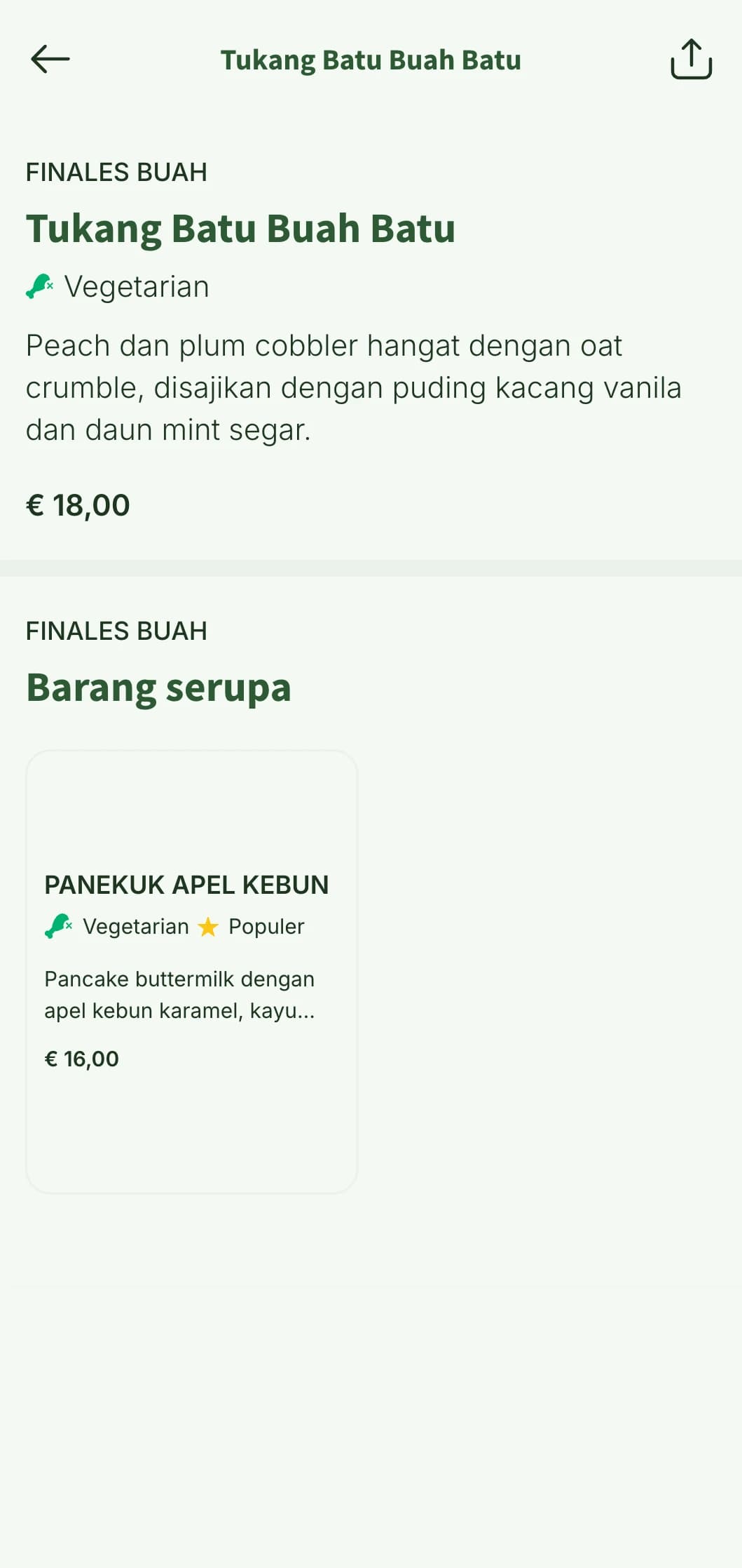 Pilihan sarapan pagi segar dari kebun yang menampilkan buah-buahan dari kebun dan bahan-bahan artisanal dalam penyajian yang menarik dan sederhana.