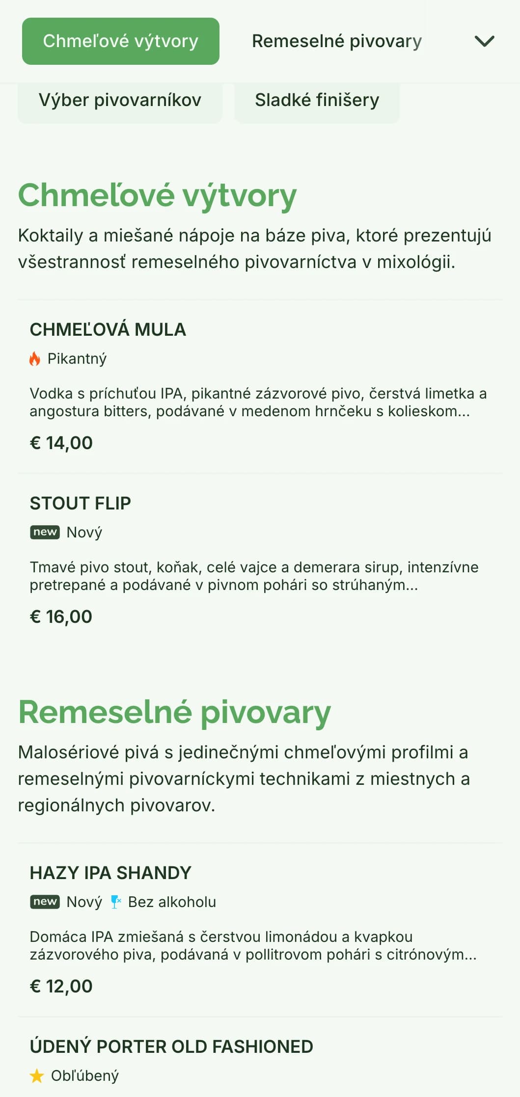Rustikálny a zároveň rafinovaný dizajn jedálneho lístka pre remeselné pivárne a pivovary s prírodnými tónmi a textúrami inšpirovanými drevom.