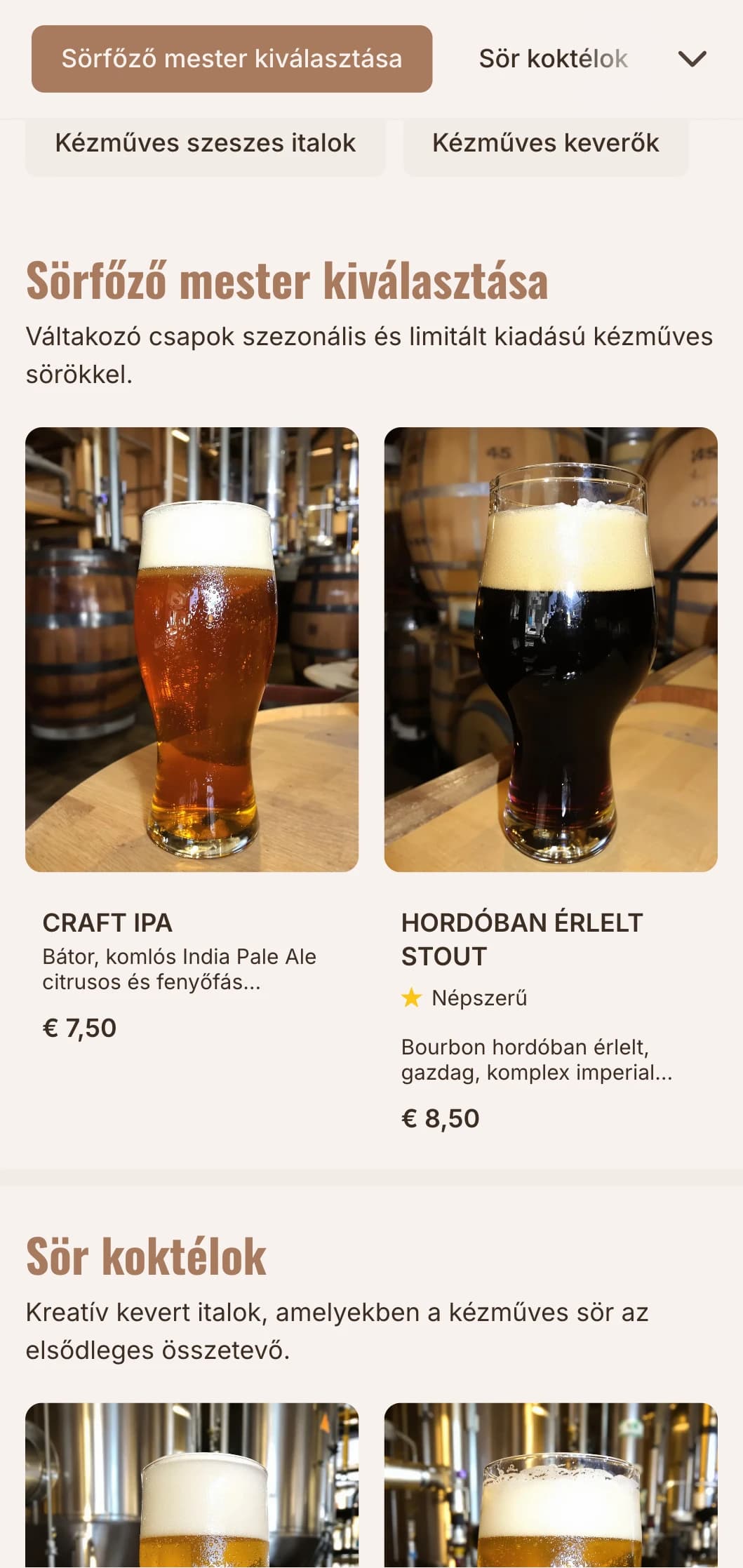 Meleg narancssárga design ipari elemekkel a kézműves sörcsapoló helyiségek számára.