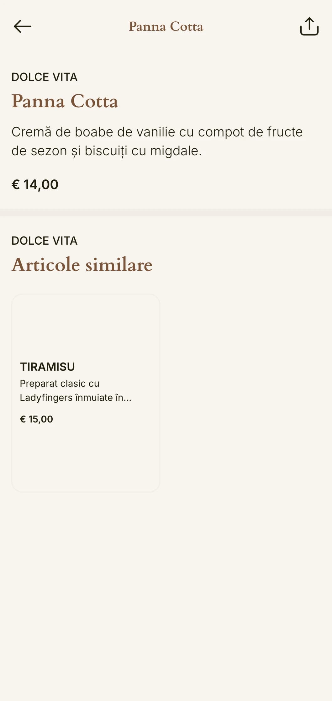 Un meniu de cină cald și primitor inspirat de estetica toscană, cu tonuri de teracotă și elemente italiene clasice.