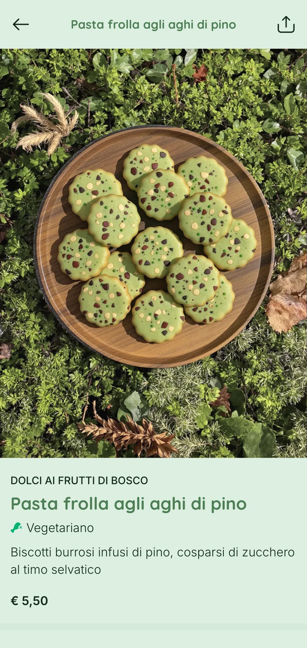 Design verde intenso con elementi forestali per caffè a tema naturalistico e ristoranti nel bosco.