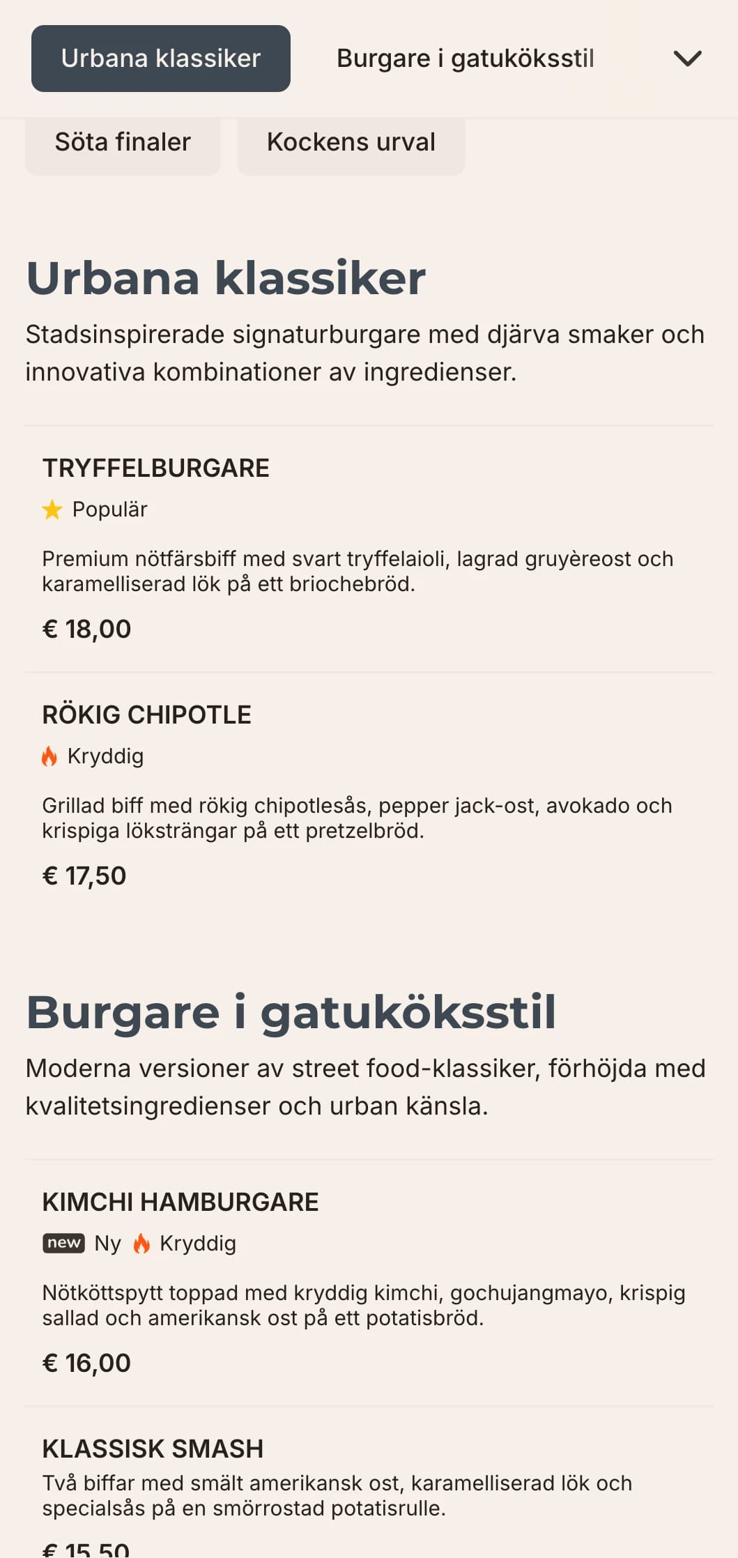 Snygg modern hamburgerbardesign med minimalistisk typografi och industriinspirerade element för den urbana matentusiasten.
