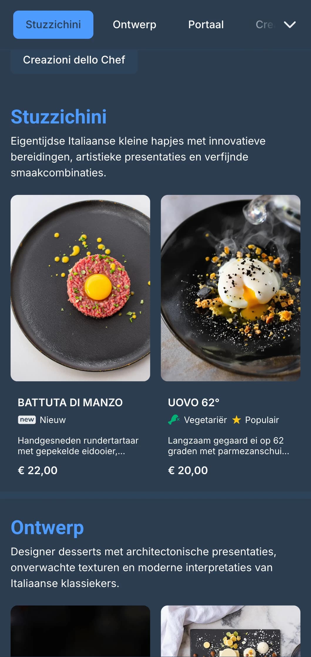 Strak, eigentijds design met een hoog contrast en strakke lijnen die de modieuze, innovatieve culinaire scene van Milaan weerspiegelen.