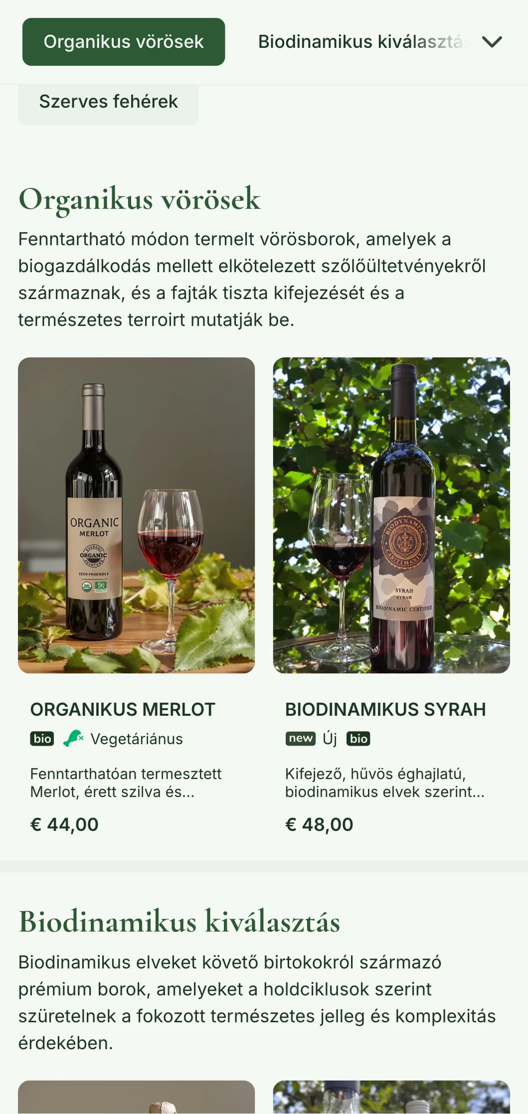 A természet ihlette borlap sablon földes tónusokkal és botanikai elemekkel, tökéletes a bioborok és a farmtól az asztalig étteremben.