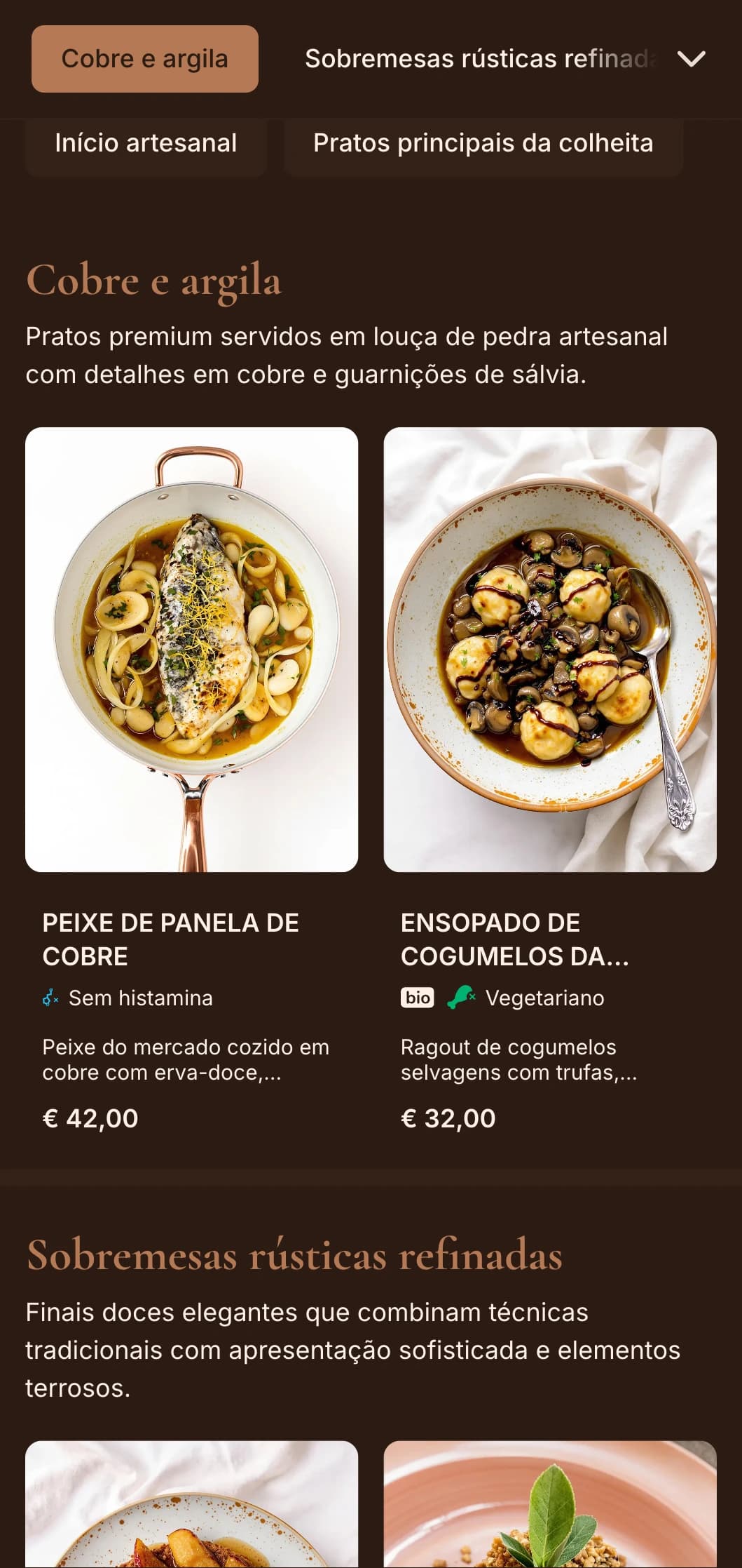 Elegância rústica refinada com tons quentes de cobre e toques de sálvia, perfeita para jantares sofisticados da fazenda para a mesa e jantares finos sazonais.