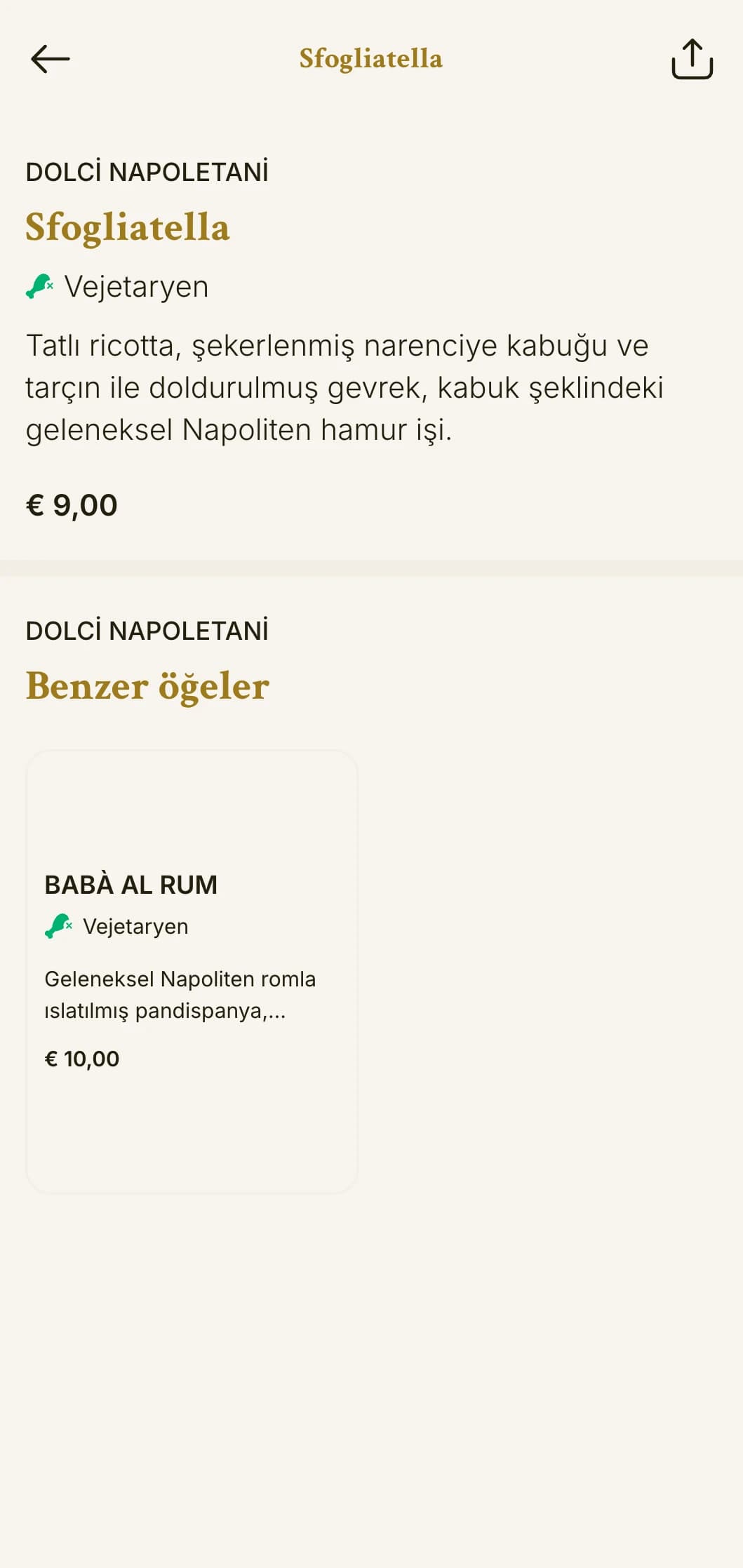Klasik İtalyan stiline ve sıcak renklere sahip geleneksel Napoliten pizza menüsü.
