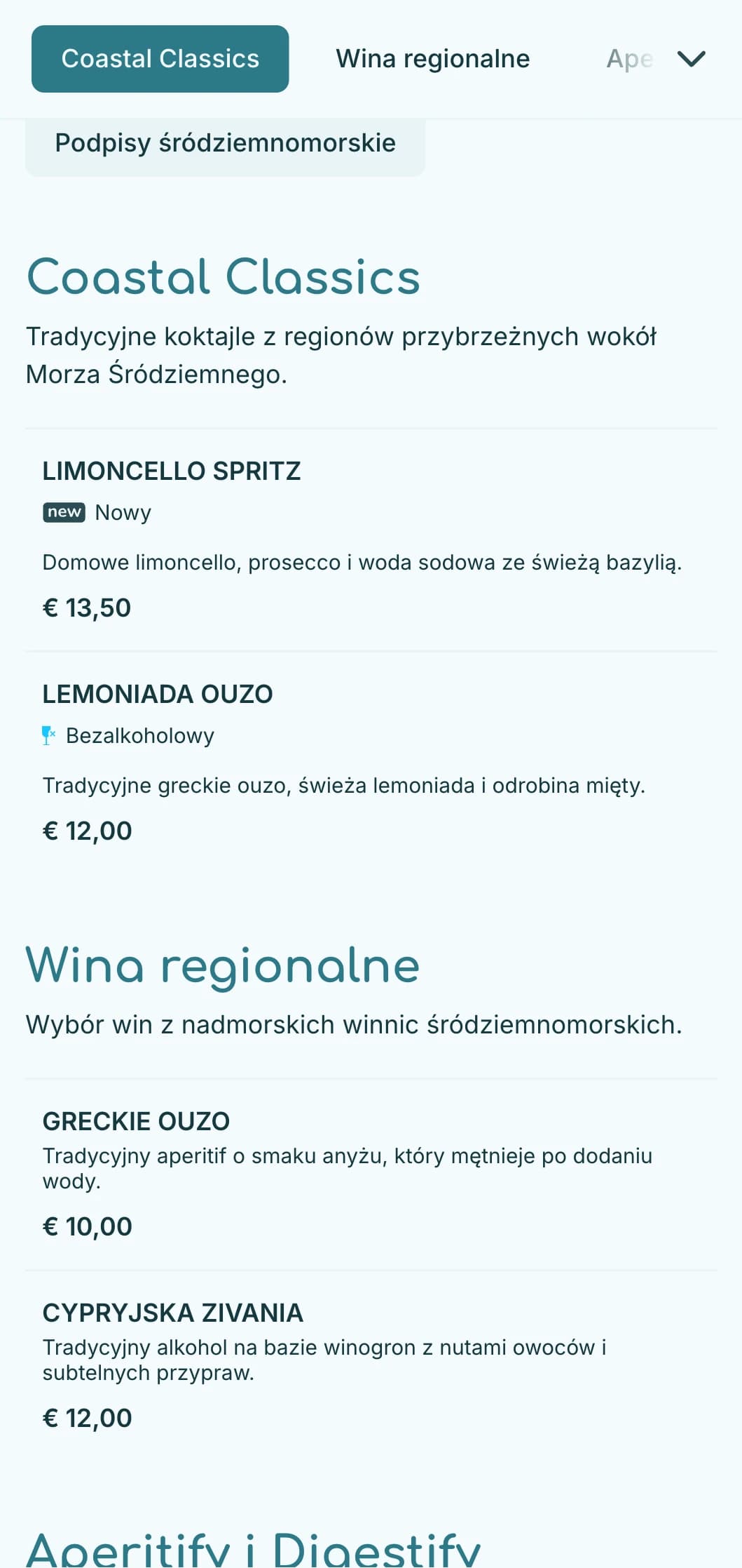 Odświeżająca niebieska paleta inspirowana wodami Morza Śródziemnego dla nadmorskich miejsc.