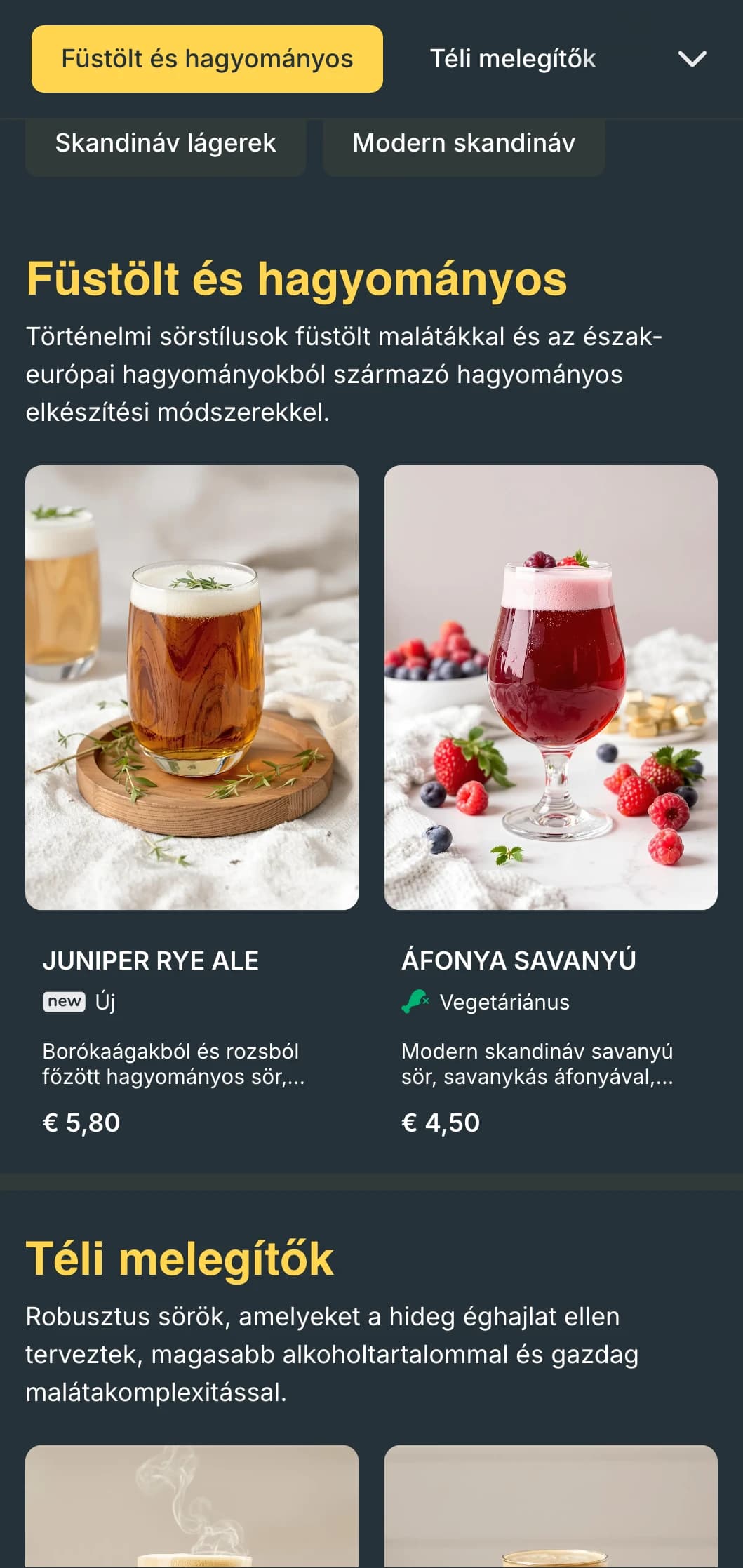Letisztult és minimalista, skandináv ihletésű design hűvös tónusokkal és egyszerű, funkcionális elrendezéssel a modern sörözők számára.