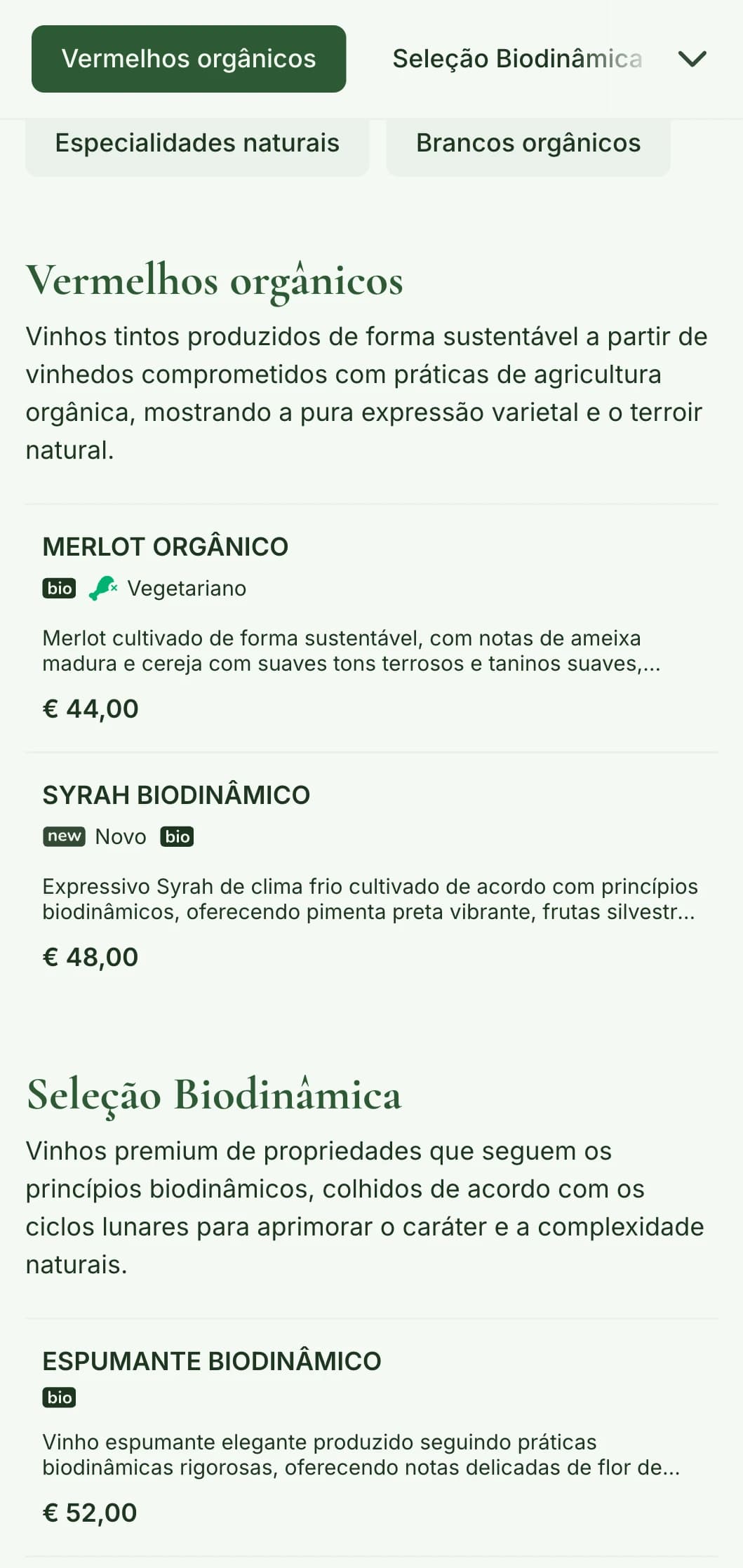 Modelo de carta de vinhos inspirado na natureza, com tons terrosos e elementos botânicos, perfeito para seleções de vinhos orgânicos e restaurantes de comida típica.