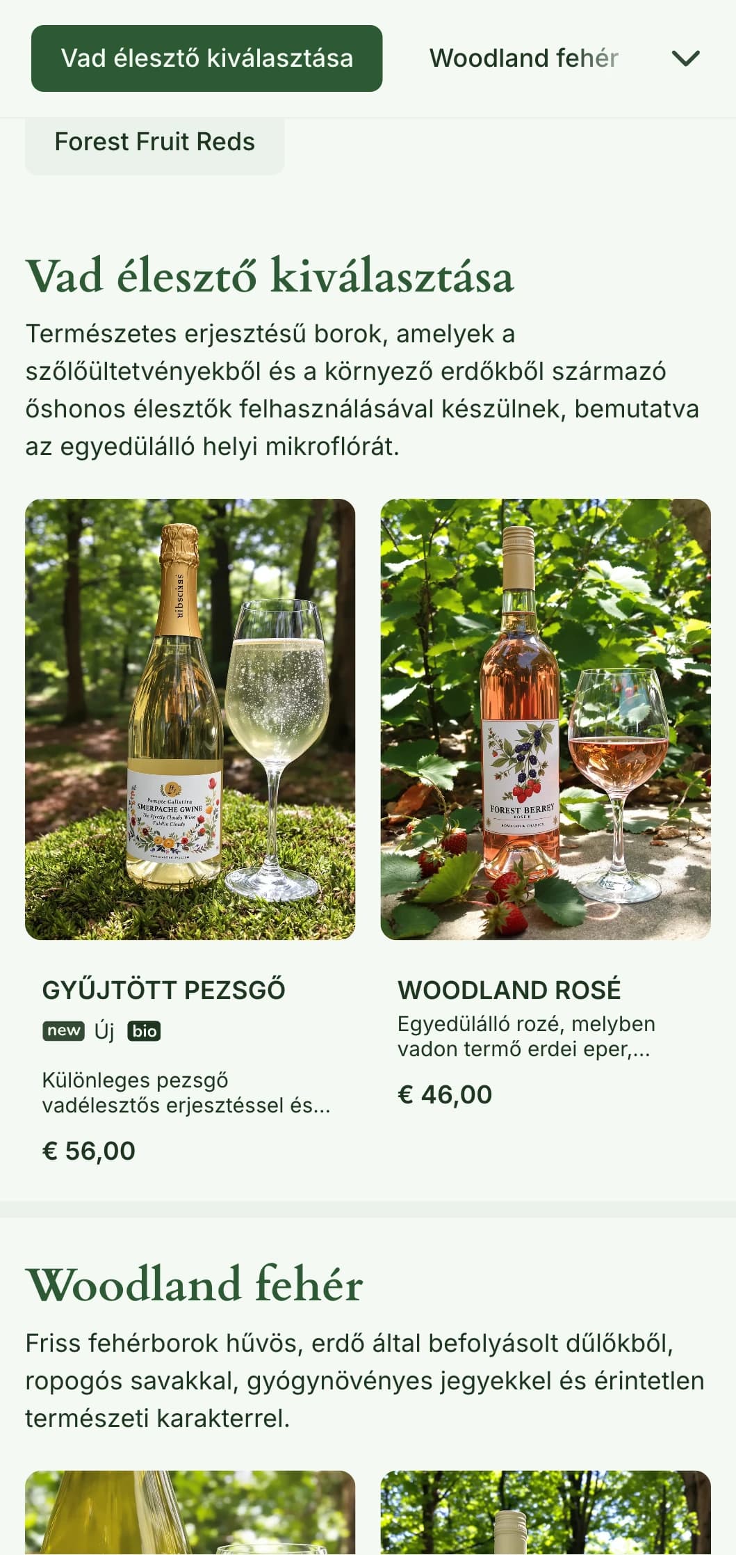 Földies borlap sablon, amely erdei tónusokkal és természetes textúrákkal jellemezhető, tökéletes a bioborok és a természet ihlette éttermek számára.