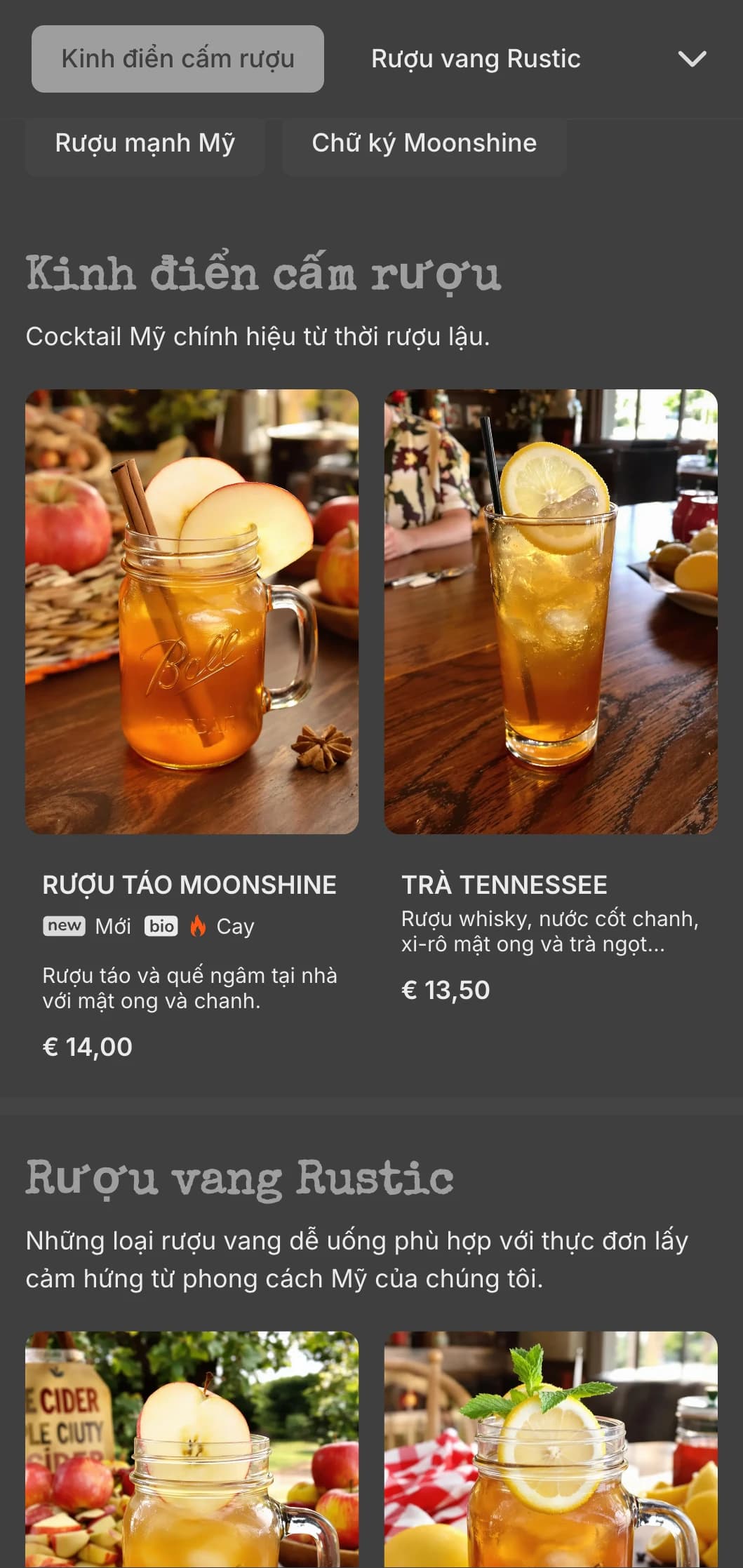 Thiết kế màu xám cổ điển với các yếu tố cấm rượu dành cho các quán rượu Mỹ.