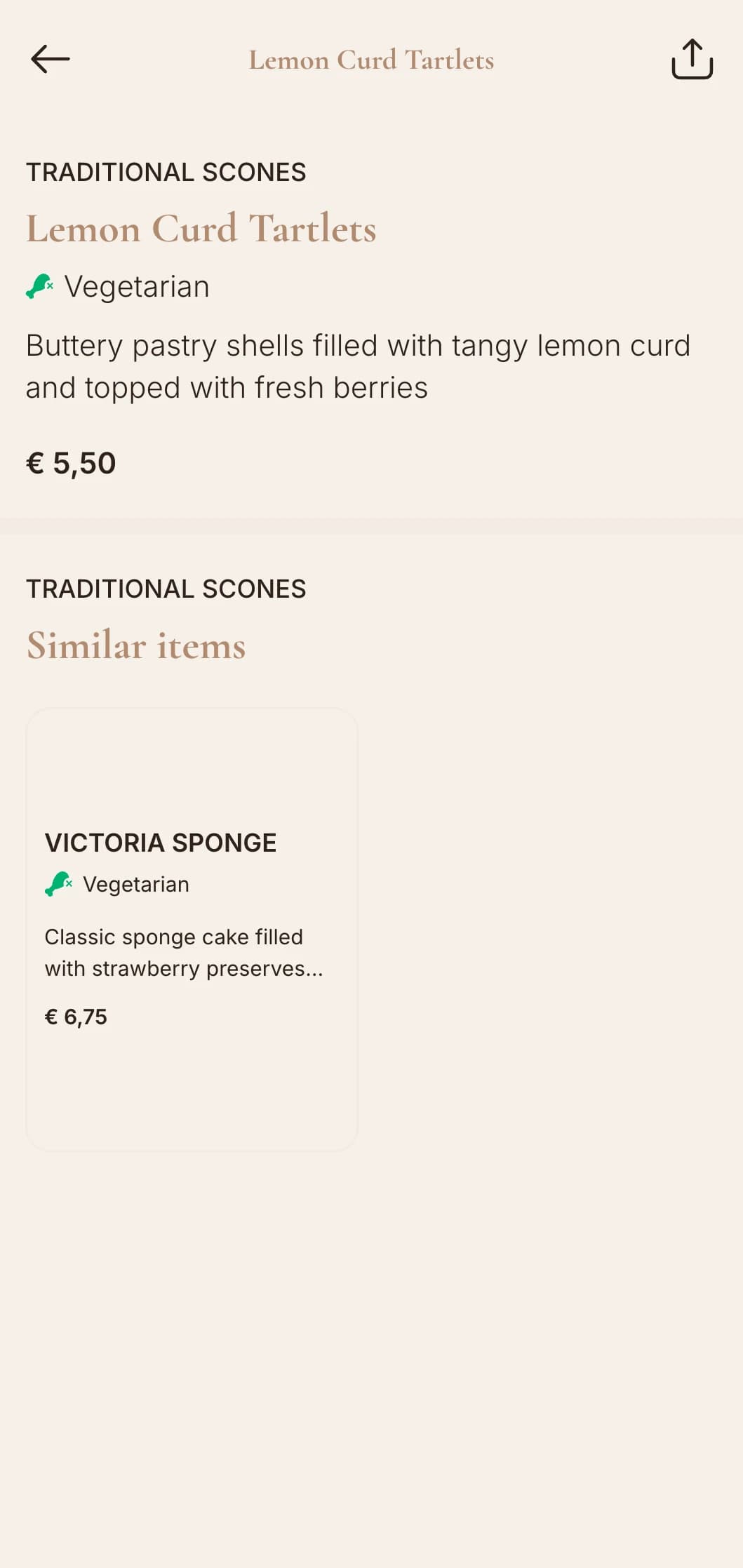Elegant vintage design with delicate elements for traditional tearooms and patisseries.