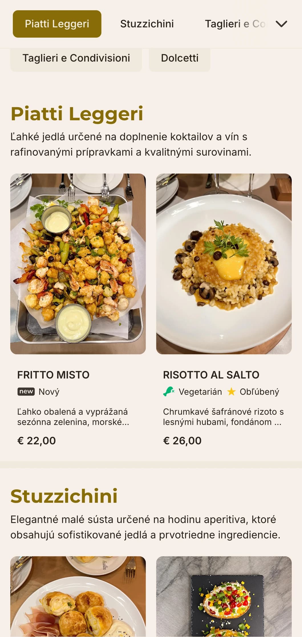 Sofistikovaný dizajn v jantárových a zlatých tónoch oslavuje elegantnú tradíciu milánskych koktailov pred večerou.