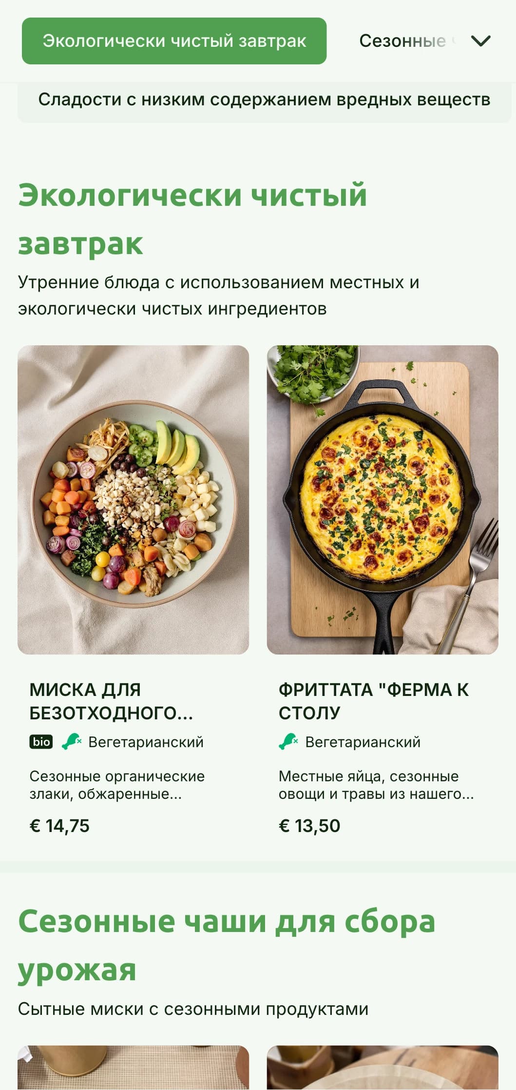 Зеленый дизайн, вдохновленный природой, с экологичными элементами для экологичных кафе.